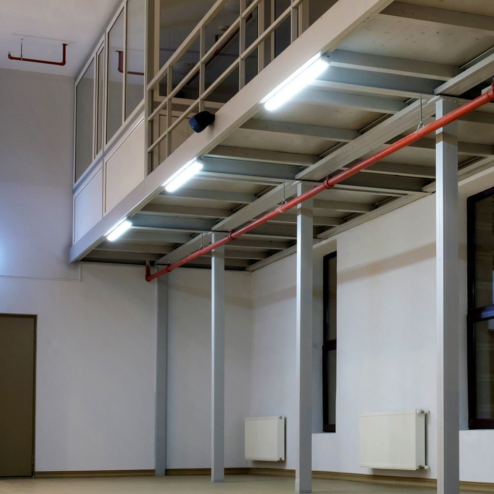 etc-shop Deckenleuchte, 3er Set 36W LED Wannen Leuchten Feucht Raum  Beleuchtung Lager Hallen Decken Lampen Werkstatt online kaufen | OTTO