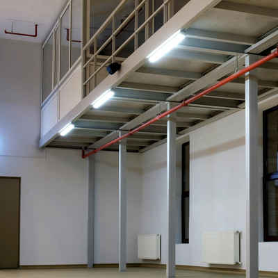 etc-shop Deckenleuchte, 3er Set 36W LED Wannen Leuchten Feucht Raum Beleuchtung Lager Hallen Decken Lampen Werkstatt