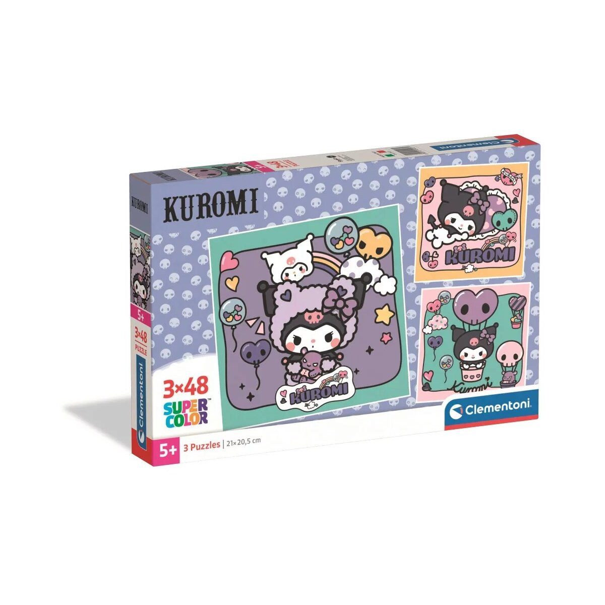 Hello Kitty Lernspielzeug Hello Kitty Kuromi 3x48 Stk Puzzle Clementoni