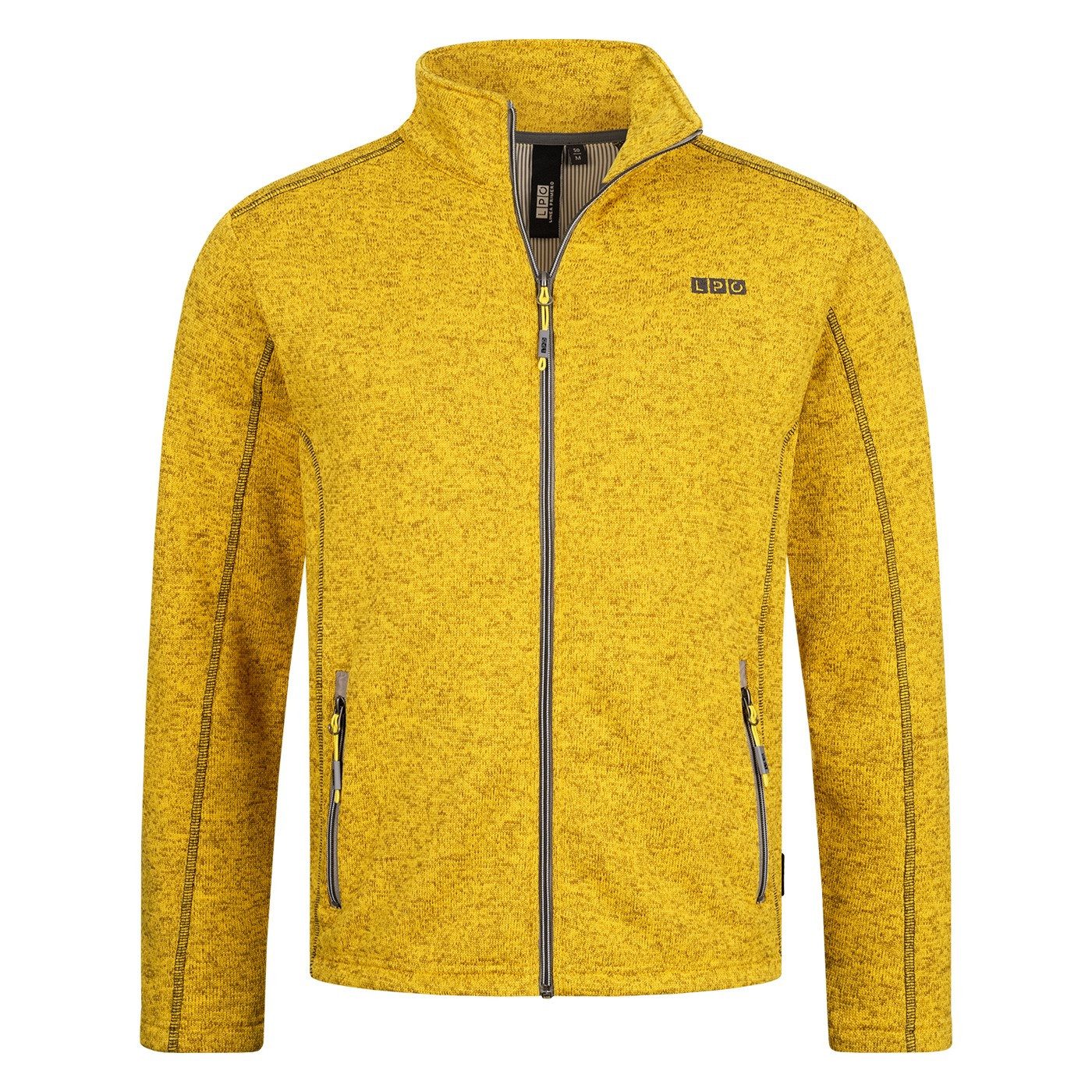 DEPROC Active Fleecejacke YORKTON V MEN weiche Fleecejacke in traditioneller Optik