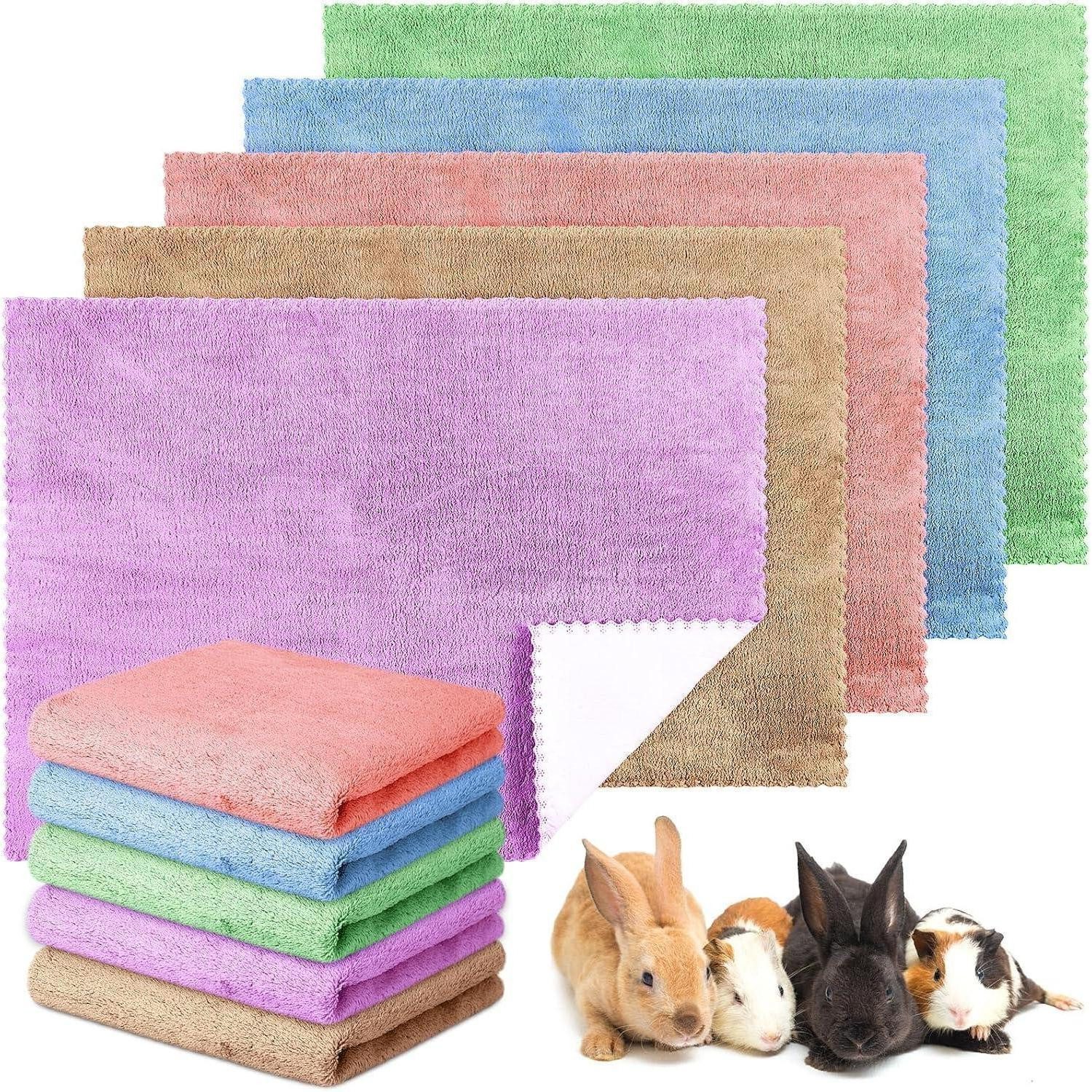 Inkontinenzauflage 10 Stück Wasserdichte Meerschweinchen Decken 18 x 24 Zoll Mehrfarbig LuxusKollektion