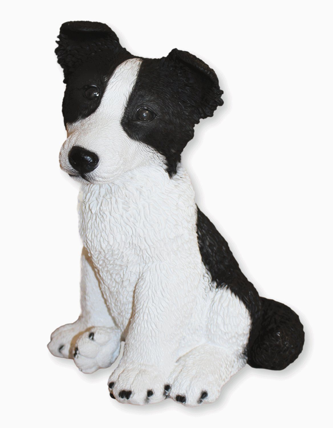 Castagna Tierfigur Deko Figur Hund Border Collie Welpe Kollektion Castagna H 27 cm