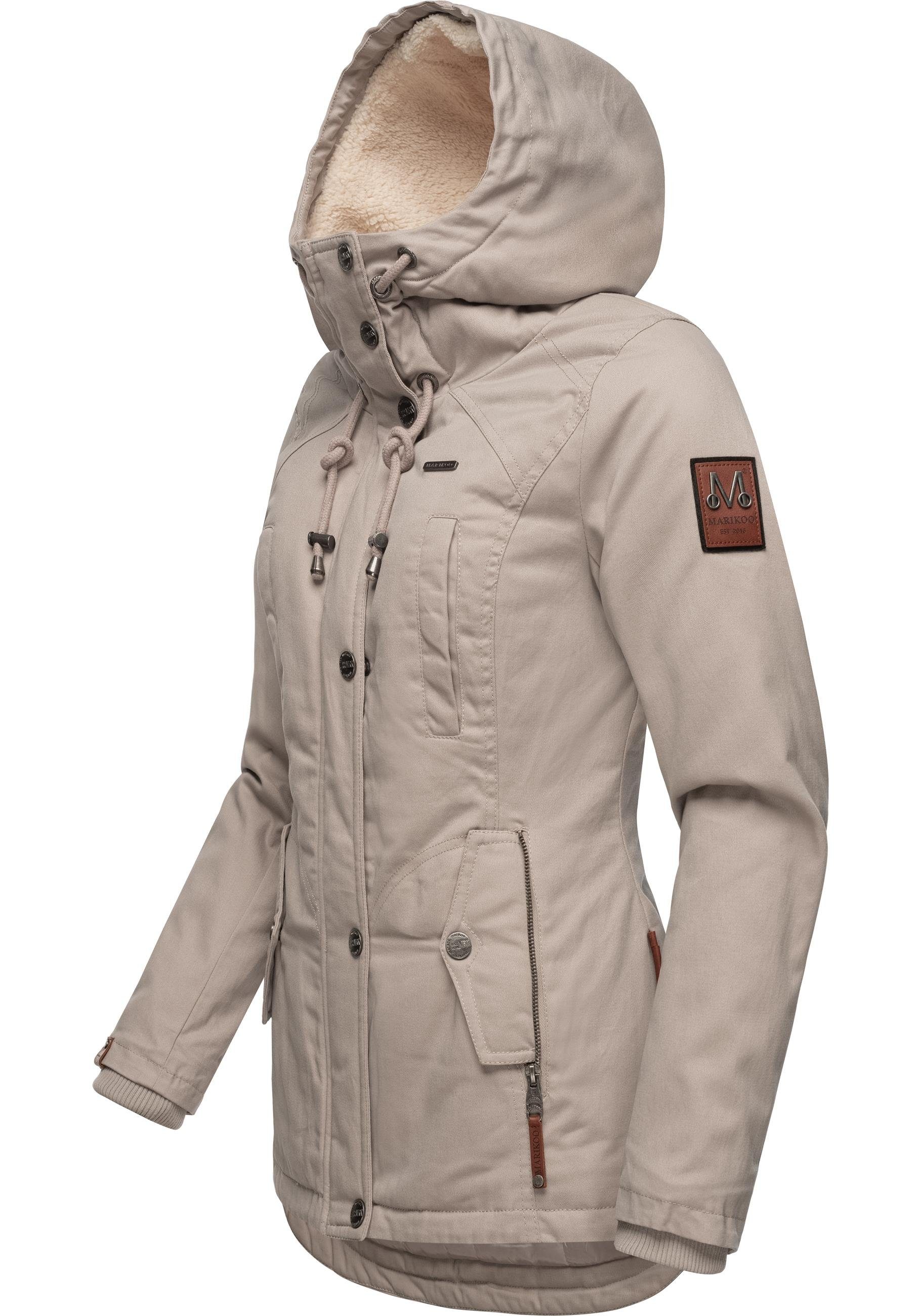 Marikoo Winterjacke "Bikoo", mit Kapuze, sportliche Damen Outdoor Baumwollj günstig online kaufen