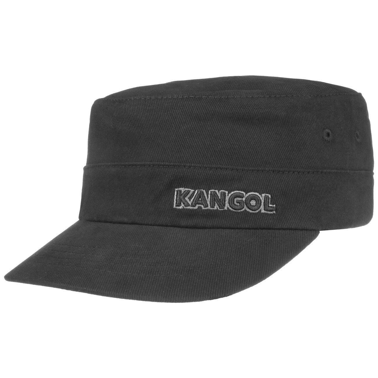Kangol Army Cap (1-St) Fullcap mit Schirm schwarz