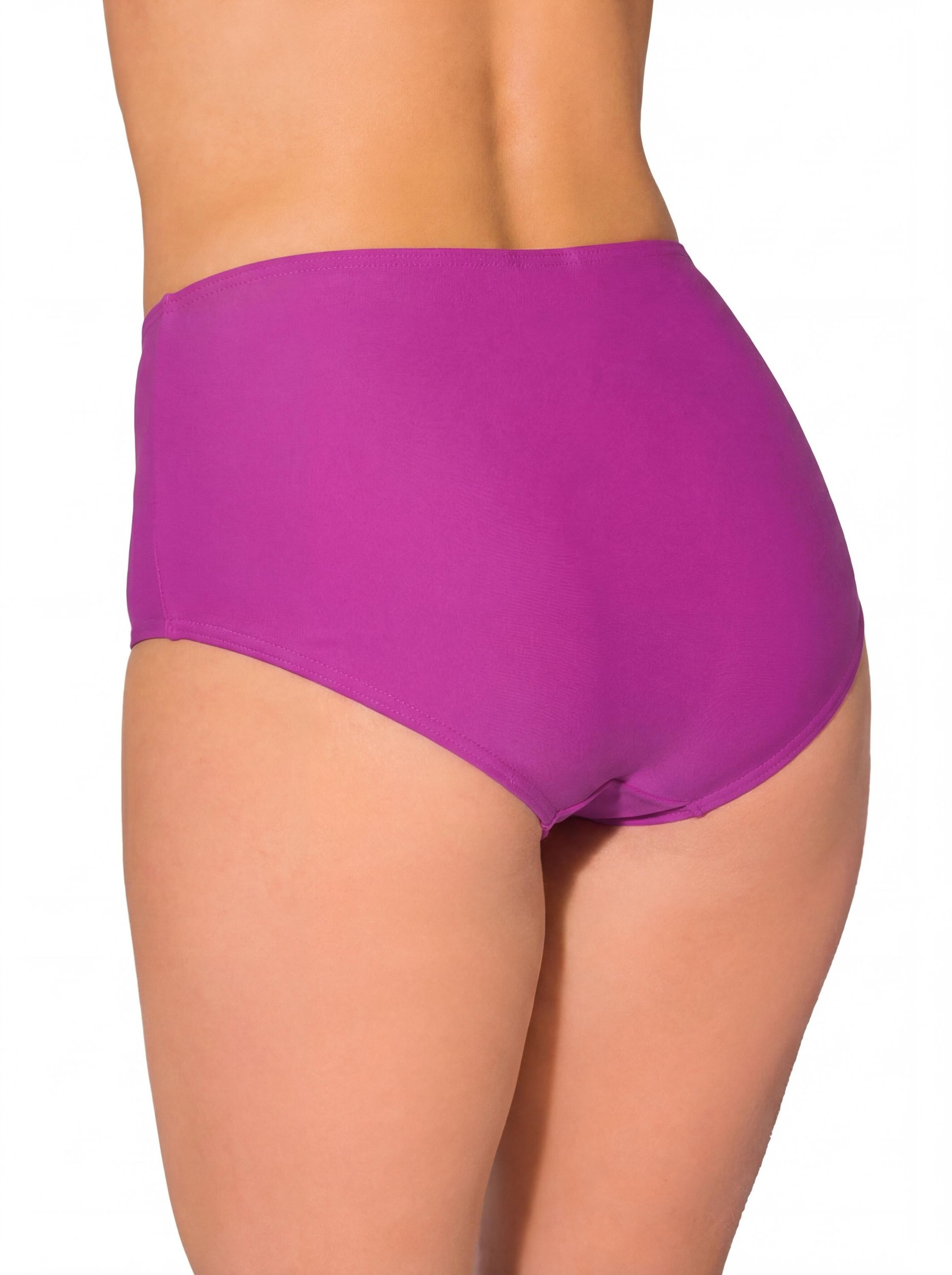 Aquarti Bikini-Hose Aquarti Damen Bikinihose Bikini-Slip mit Hohem Bund – Bild 3 von 5