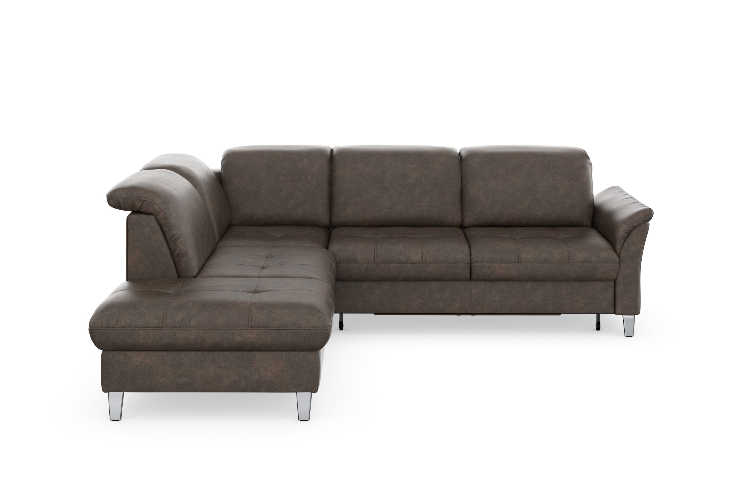 sit&more Ecksofa "Maggiore L-Form" wahlweise mit Kopfteilverstellung, Bettf günstig online kaufen
