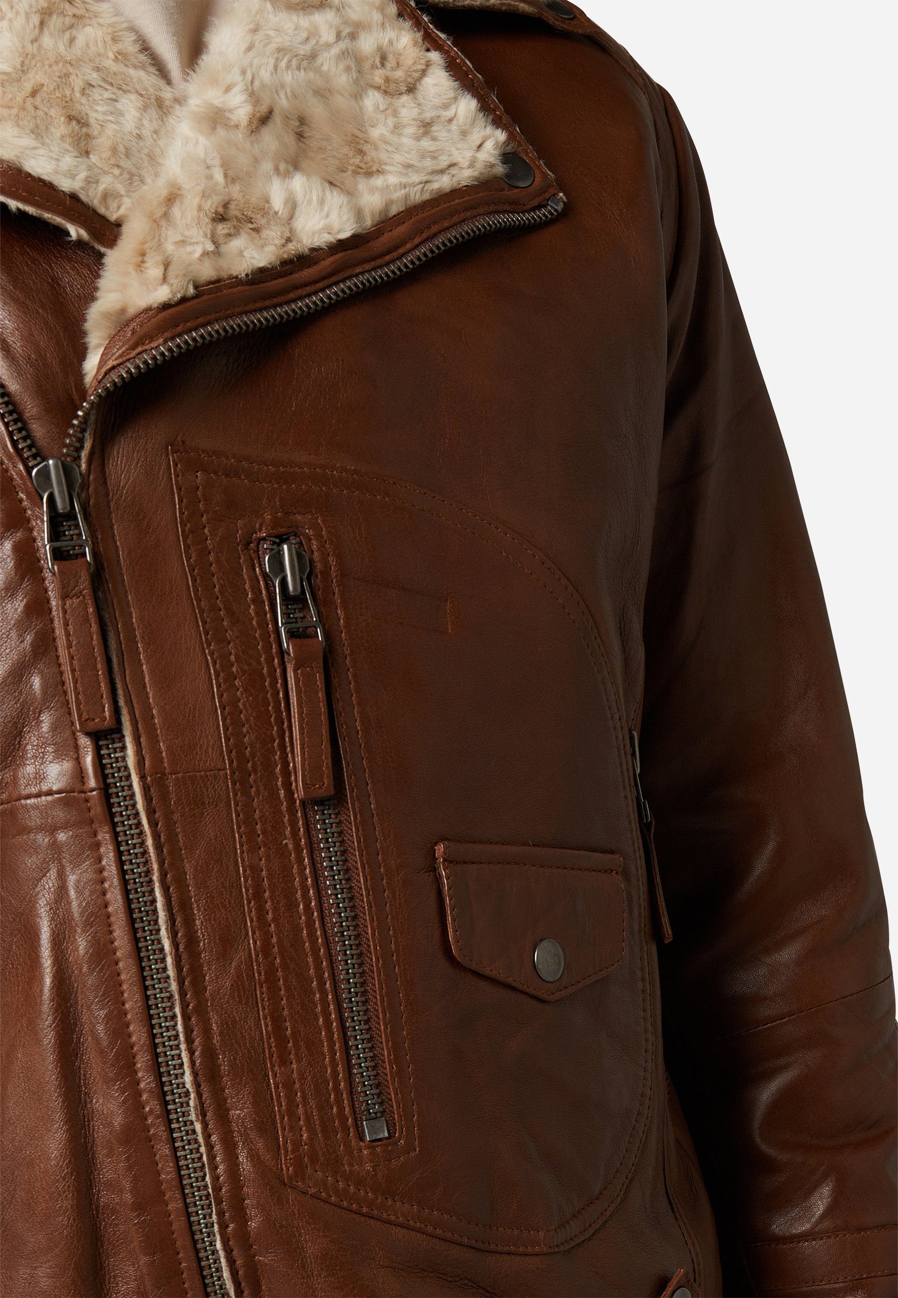 Lederjacke Harlem