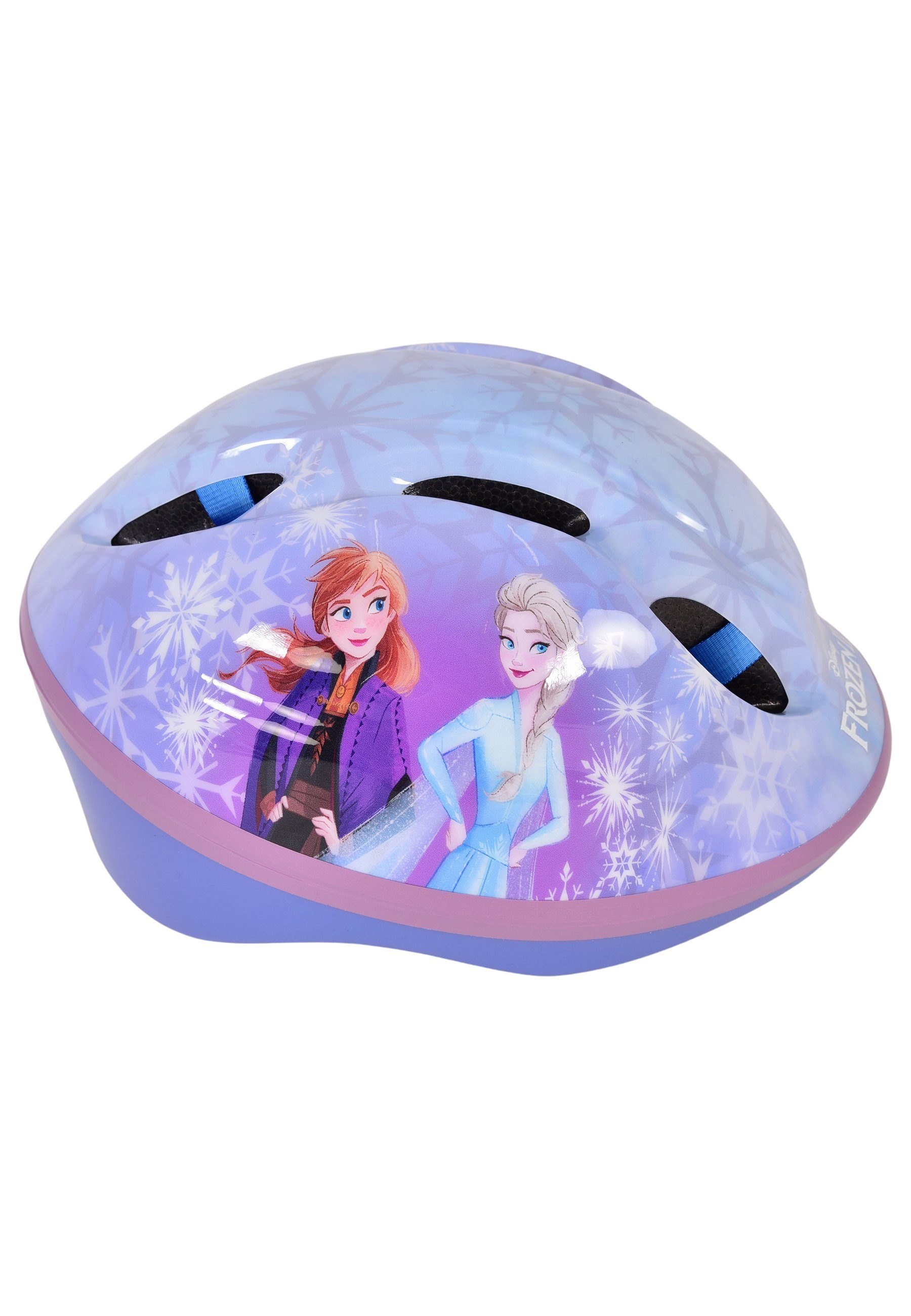 Disney Frozen Kinderfahrradhelm Deluxe Eiskönigin Anna & Elsa Olaf, Gr. 52-56 cm TÜV/GS
