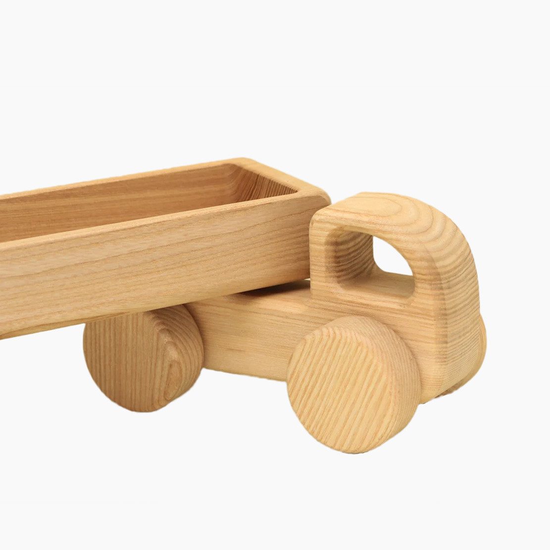 Lotes Toys Spielzeug-Transporter Lotes Toys Holzbaufahrzeug Auto, (Set, 3-tlg., packung), Jedes Holzauto ist ein Unikat