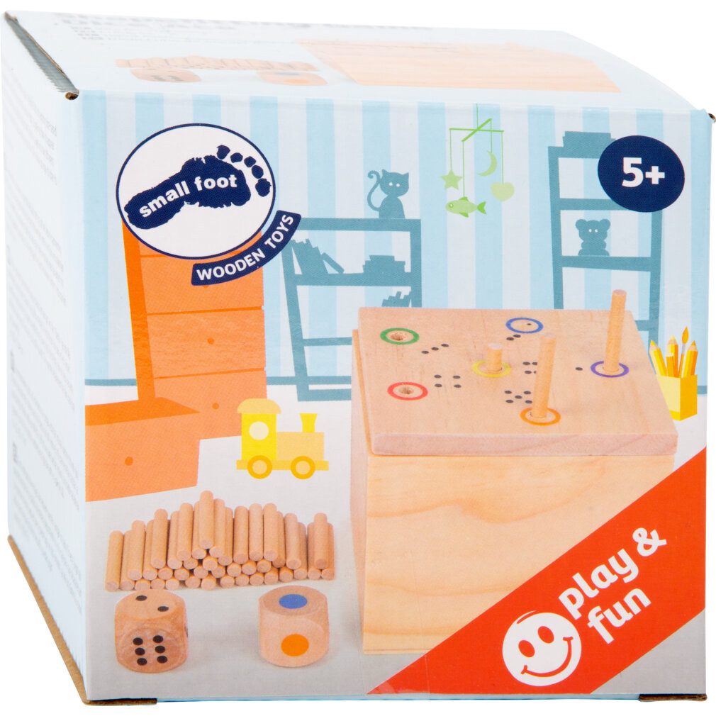 Small Foot Spiel Würfelspiel 6 raus in der Box