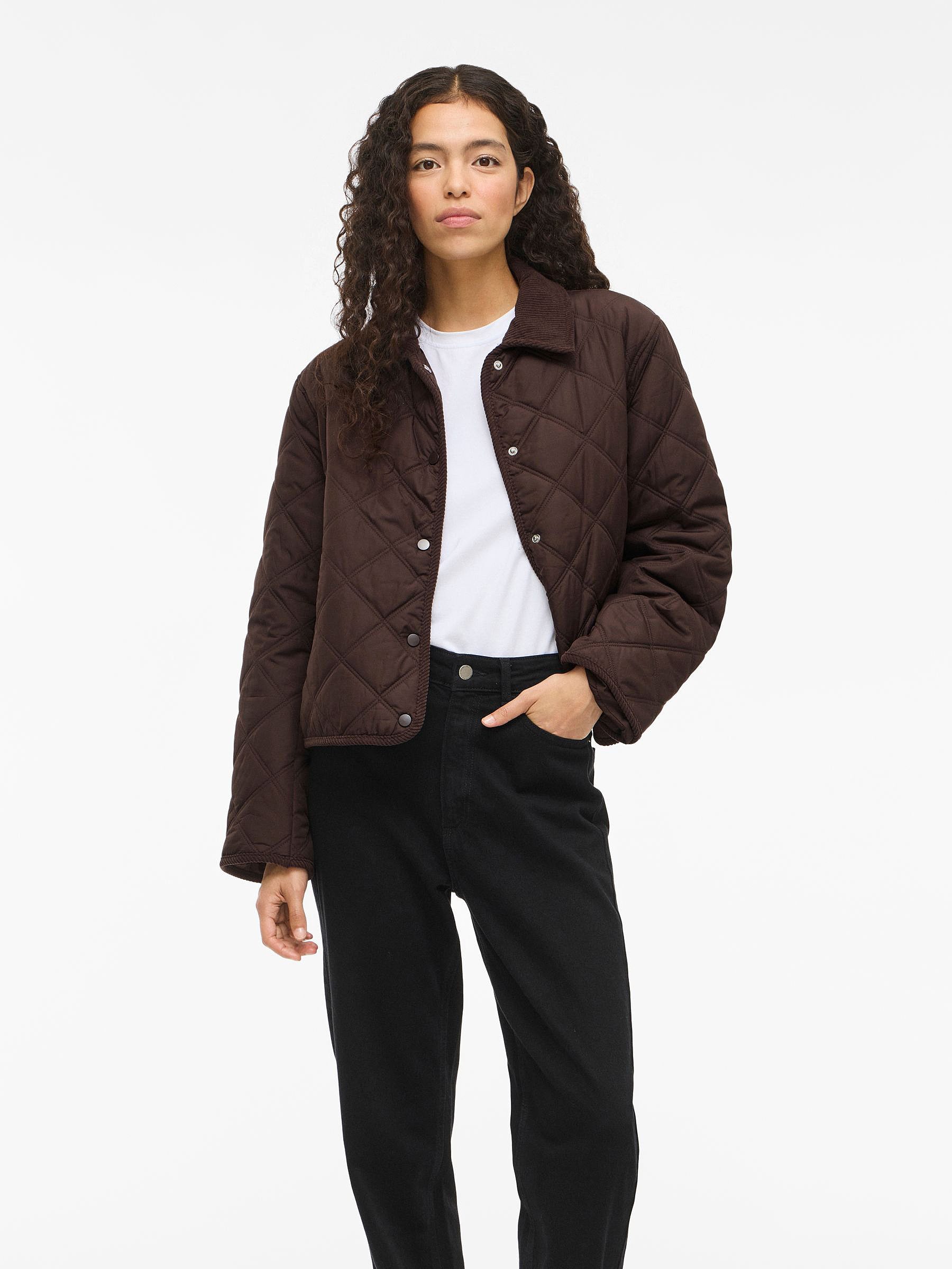 Vila Blouson Stepp-Design mit Druckknöpfen - günstig online kaufen