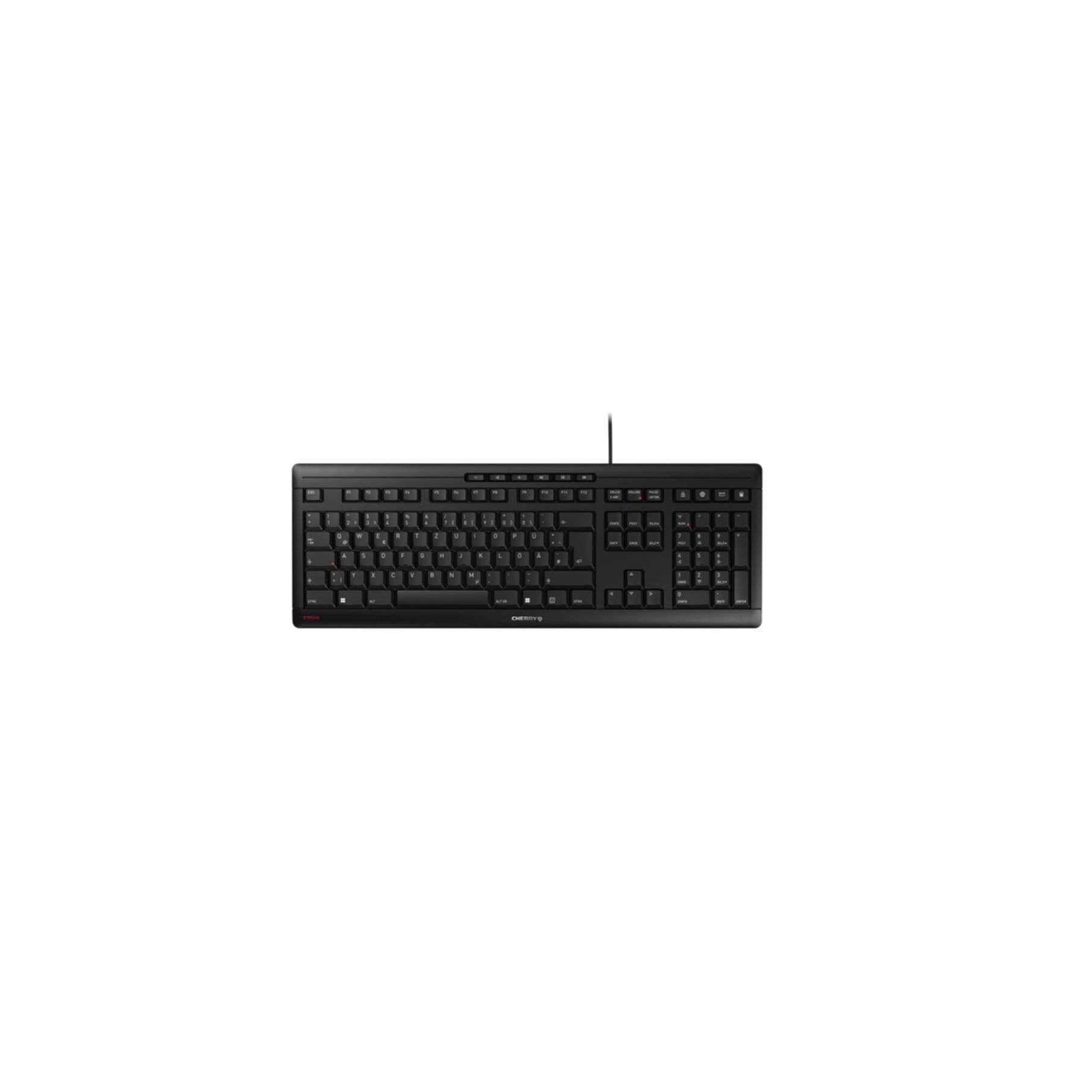 STREAM KEYBOARD Kabelgebundene Tastatur, Schwarz, USB Tastatur