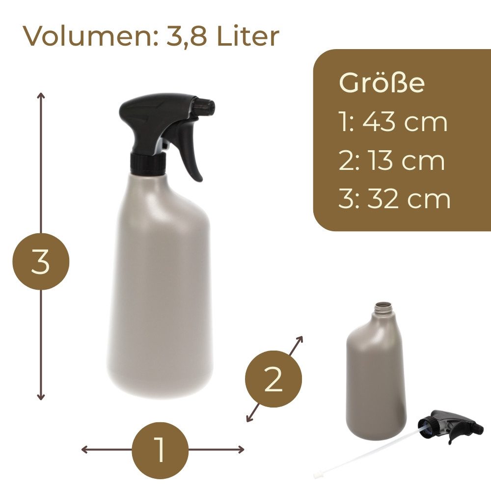 GarPet Sprühflasche Sprühflasche Pflanzen Pflanzensprüher Sprühflasche 1 L Wassersprüher