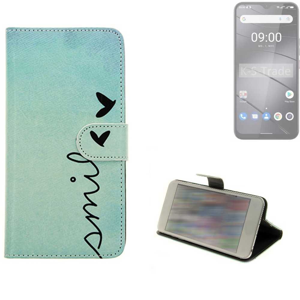 K-S-Trade Handyhülle für Gigaset GS5, Schutz Hülle Handy Hülle Hülle Handyhülle cover bookstyle Etui