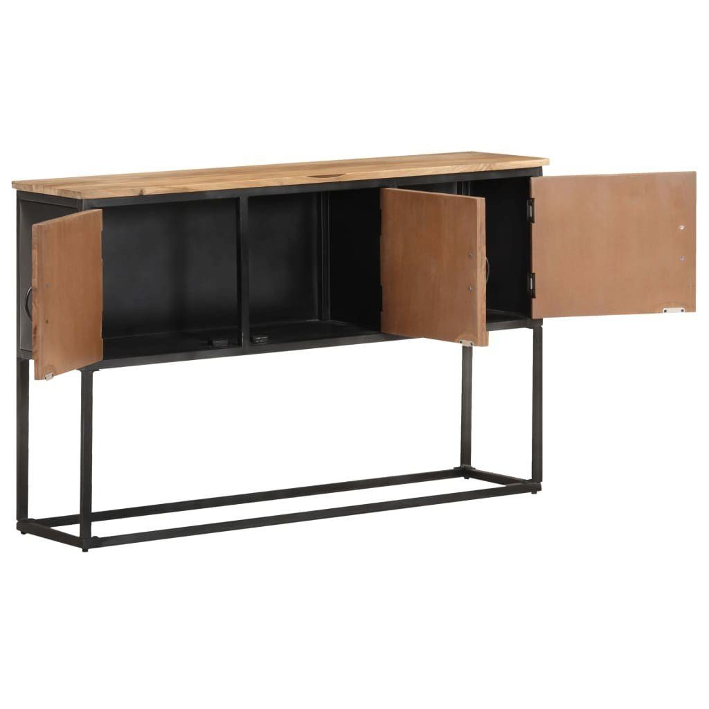 tinkaro Sideboard Anrichte BERNAT Massivholz Flurschrank Braun