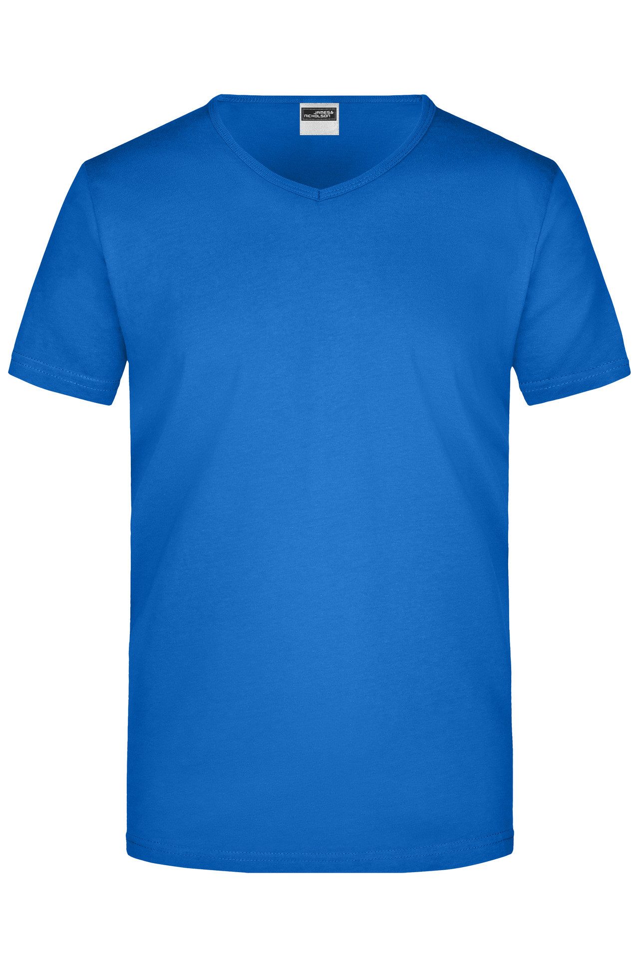 James & Nicholson T-Shirt 3er-Pack Figurbetontes Herren T-Shirt mit V-Ausschnitt JN912 (Spar-Set, 3er-Pack) Slimfit V-Shirt