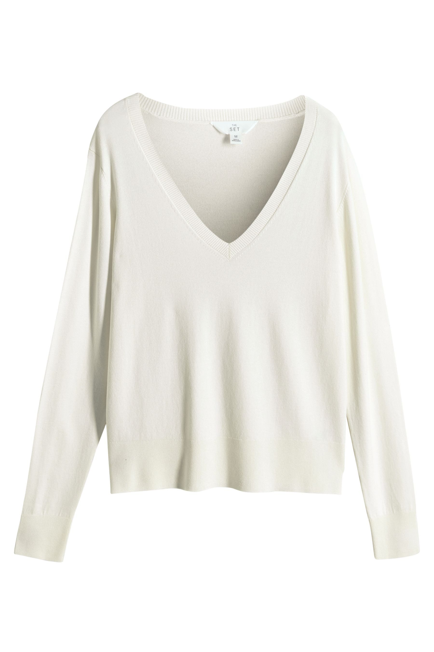 The Set V-Ausschnitt-Pullover The Set Feinstrickpulli mit V-Ausschnitt, 3er günstig online kaufen