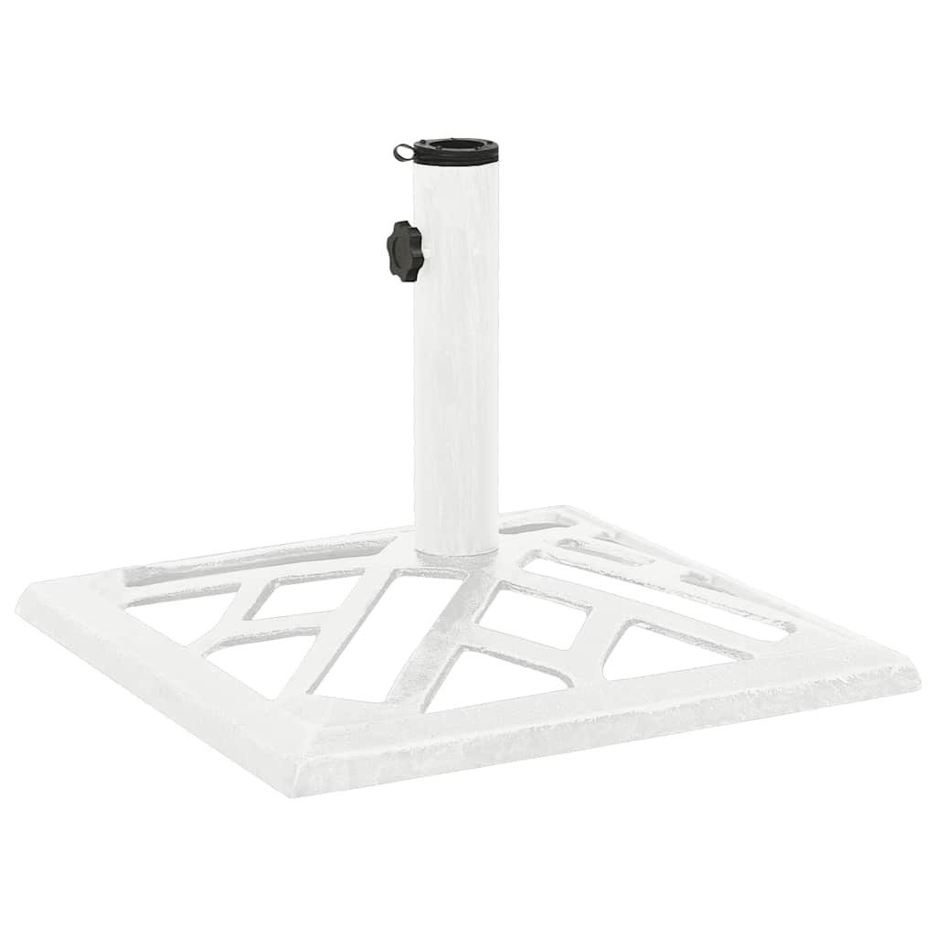 vidaXL Schirmhalter Sonnenschirmständer Weiß 44x44x31 cm günstig online kaufen