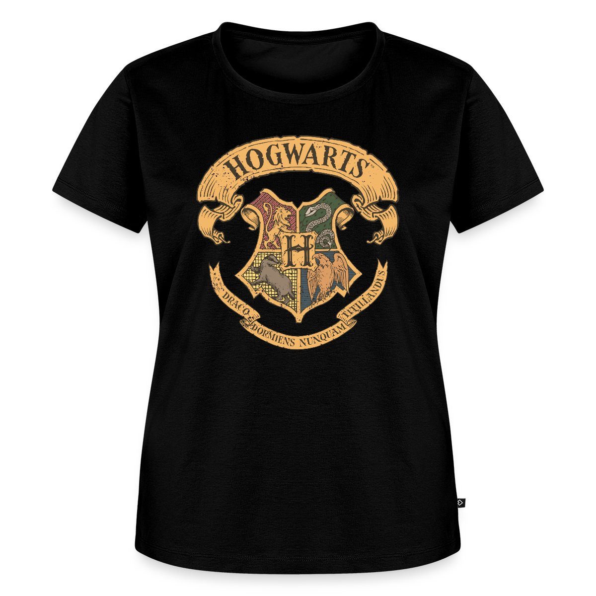 T-Shirt Harry Potter Hogwarts Wappen Frauen Premium T-Shirt