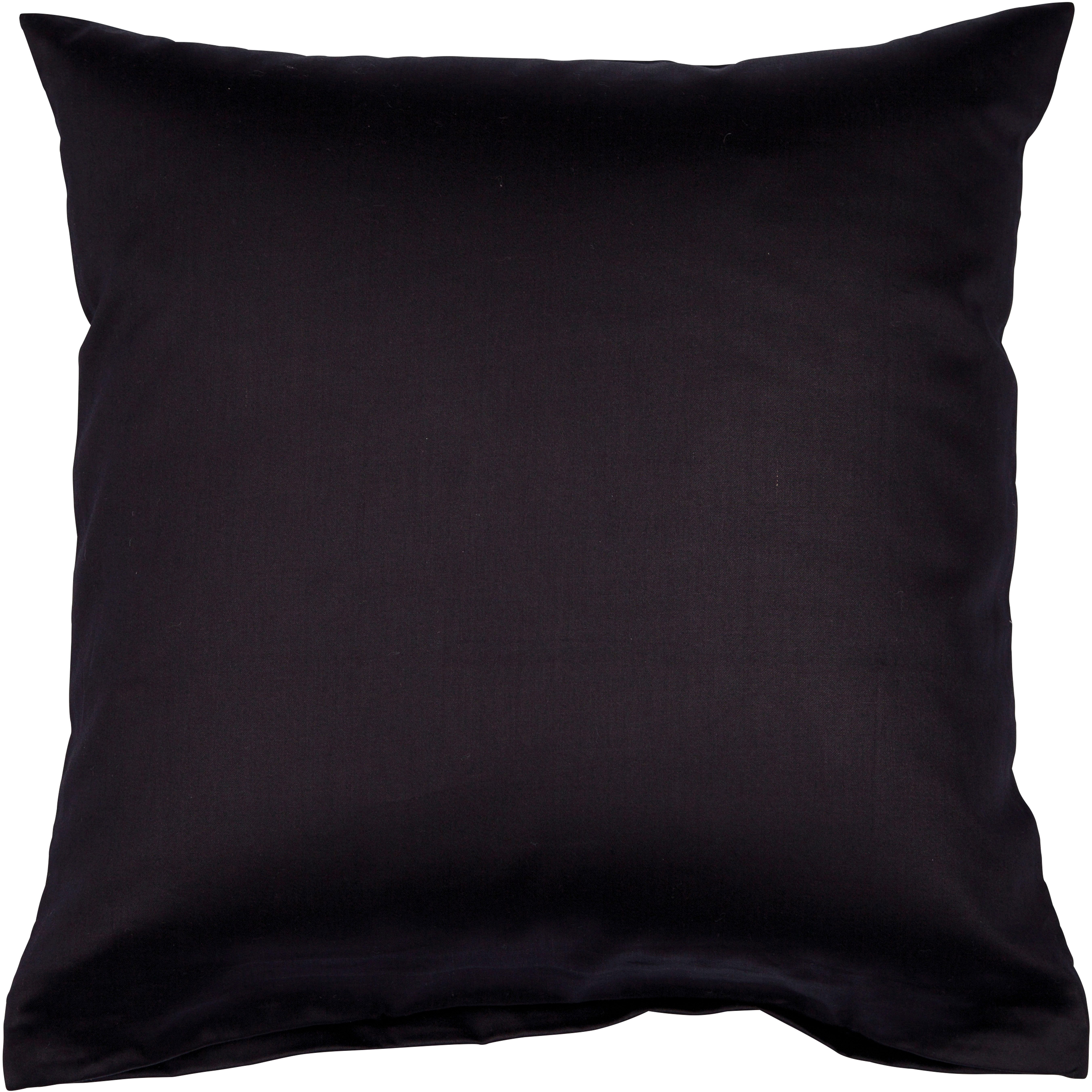 Janine Janine Mako-Satin Bettwäsche Colors 31001 schwarz Größe:  80x80 cm günstig online kaufen