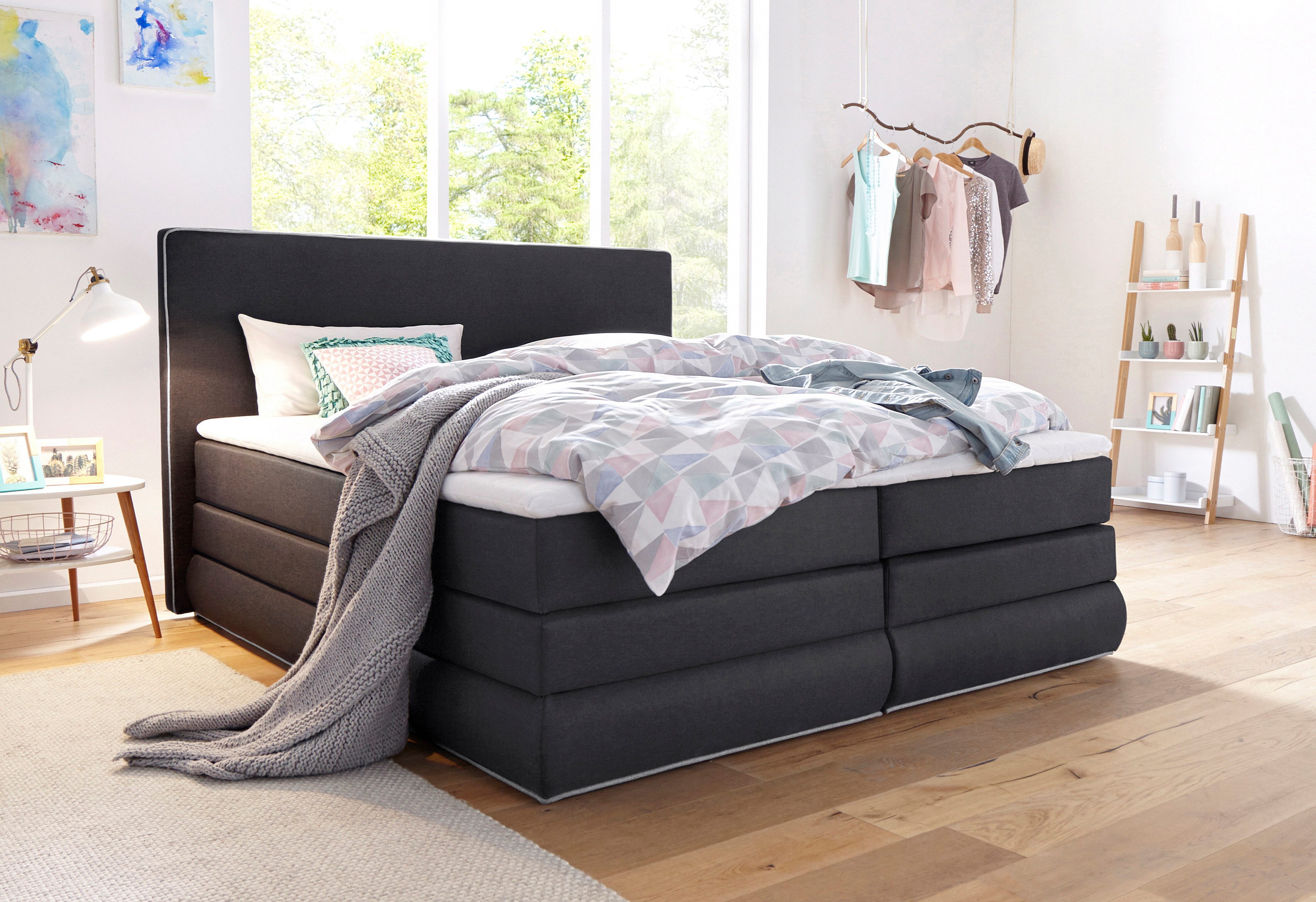 COLLECTION AB Boxspringbett Ninoni mit Kaltschaummatratze, günstig online kaufen