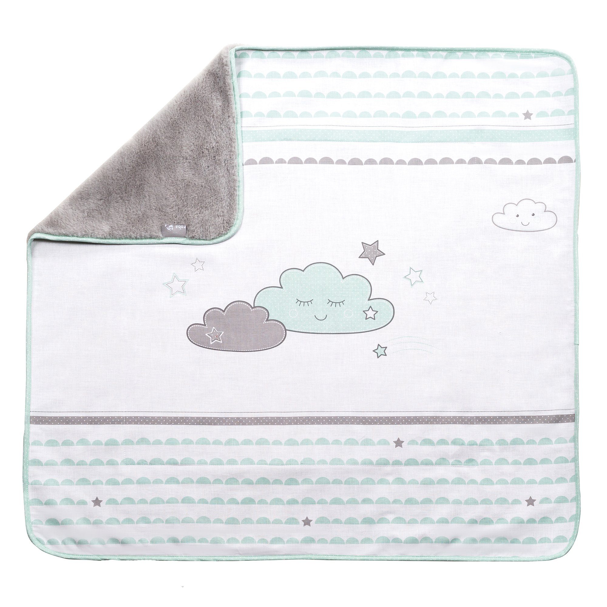 [Zu einem schockierenden Preis erhältlich!] Babydecke in verschiedenen Motiven, weich, warm & roba®, Cloud super flauschig Happy