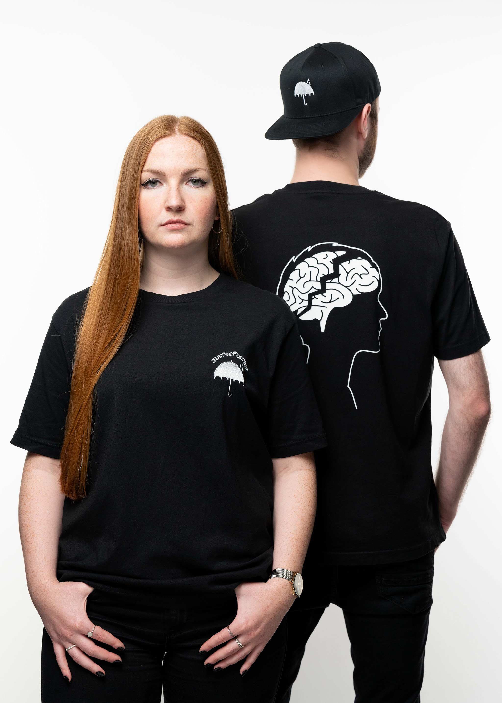 JustdePressed Clothing Print-Shirt Broken Mind - unisex T-Shirt