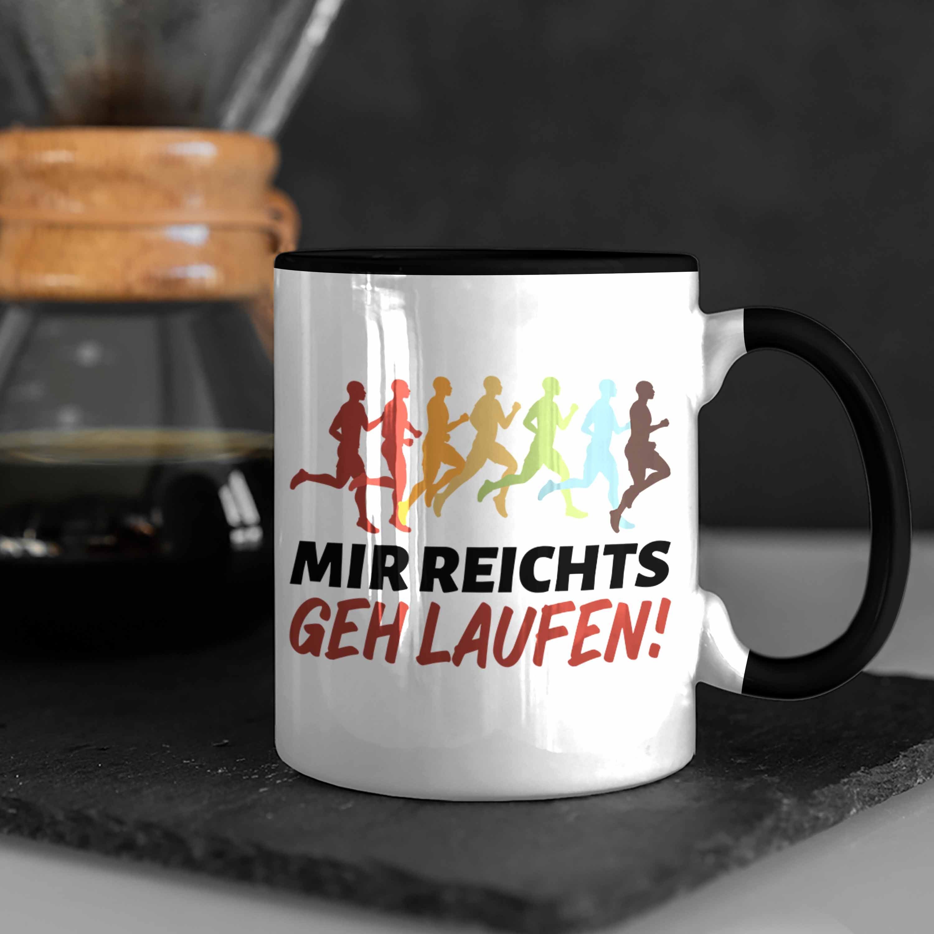 Tasse Laufen Geschenk Läufer Reichts Mir für Tasse Schwarz Geschenkid Geh Trendation Ich Jogger