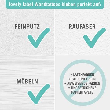 lovely label Wandsticker Wolken rosa - Wandtattoo Kinderzimmer Baby Mädchen