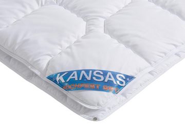 Microfaserbettdecke, Kansas, f.a.n. Schlafkomfort, Bettdecke in 135x200 oder 155x220 cm, Wärmeklasse 4-Jahreszeiten