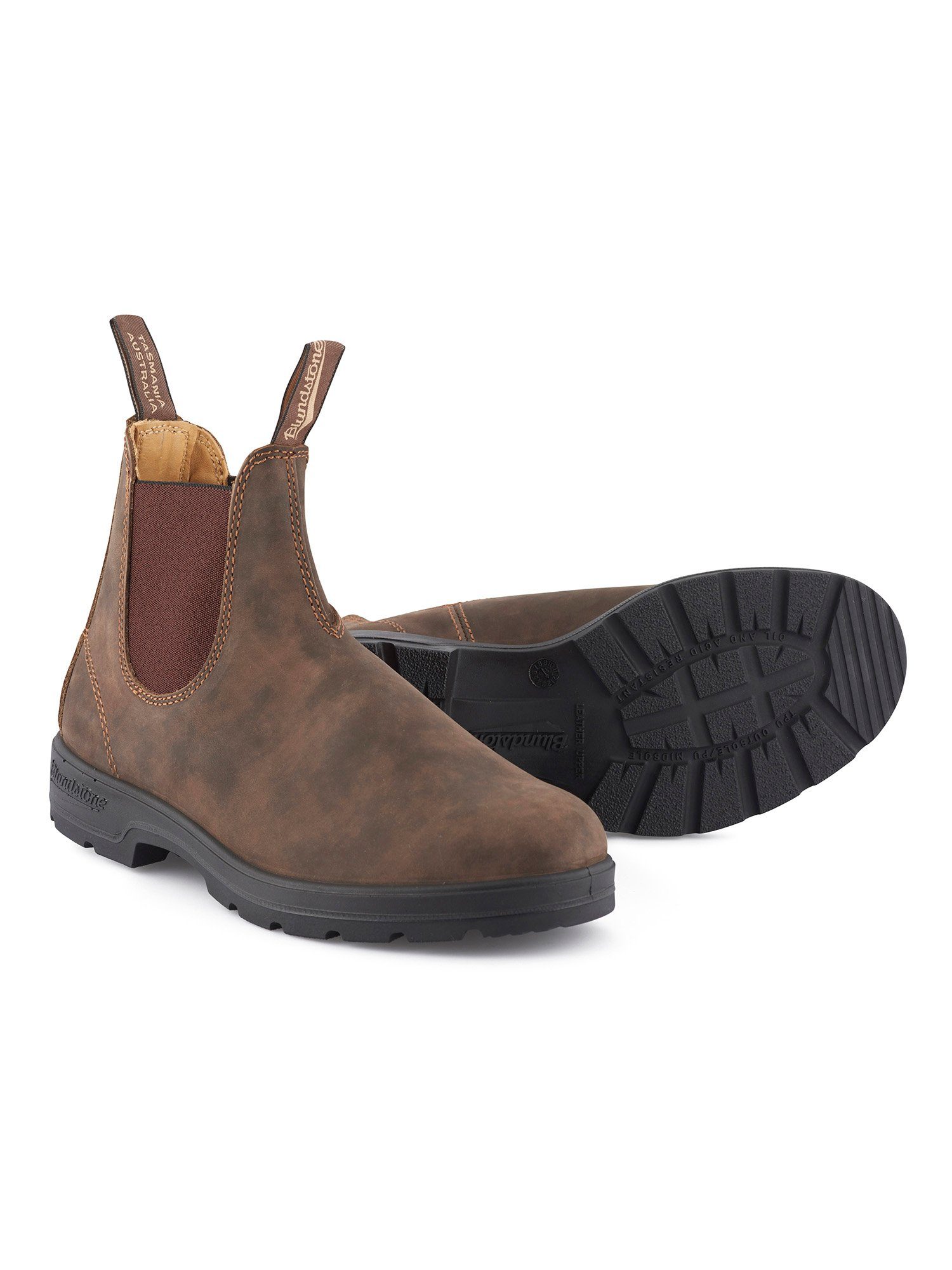 blundstone with red elastic