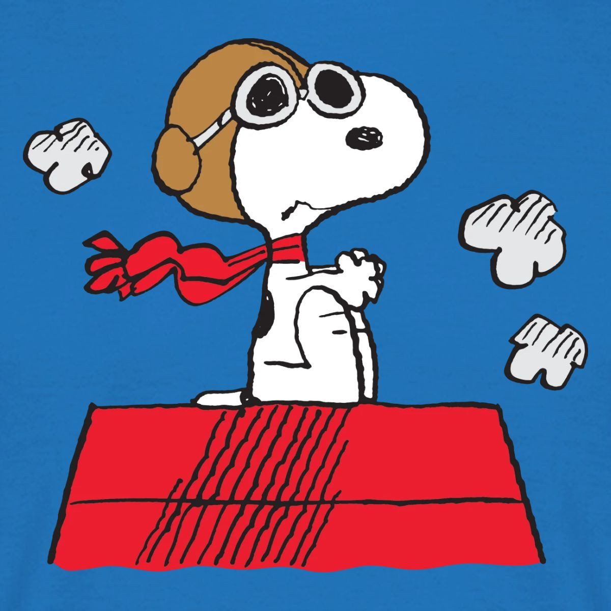 Spreadshirt T-Shirt Peanuts Snoopy Pilot Fliegen Männer T-Shirt (1-tlg) günstig online kaufen