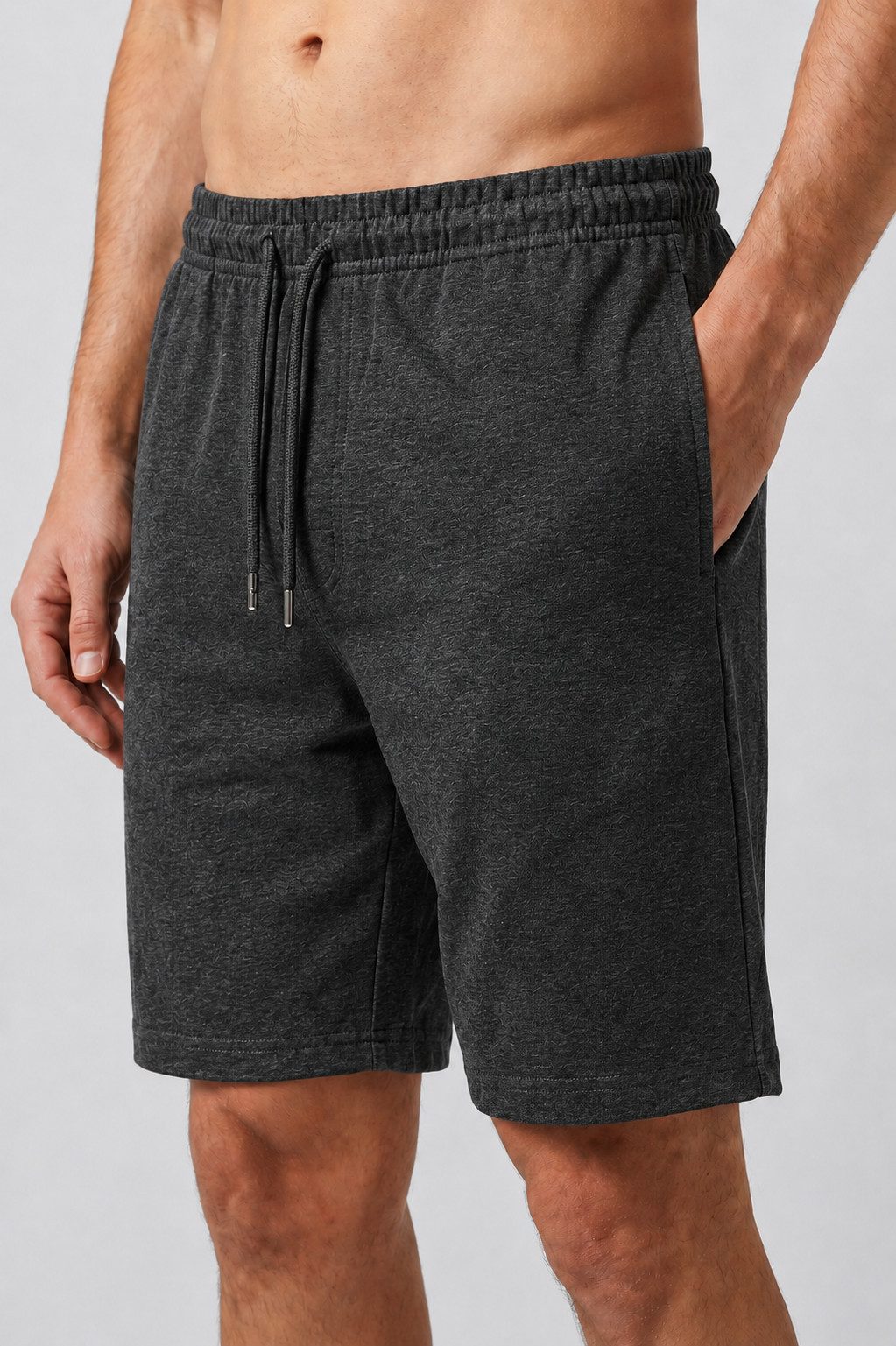 ROSS CAMP Sweatshorts, kurze Hose Herren, Baumwolle Shorts Elasthan