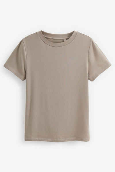 Next T-Shirt Superweiches, geripptes T-Shirt aus Lyocell (1-tlg)