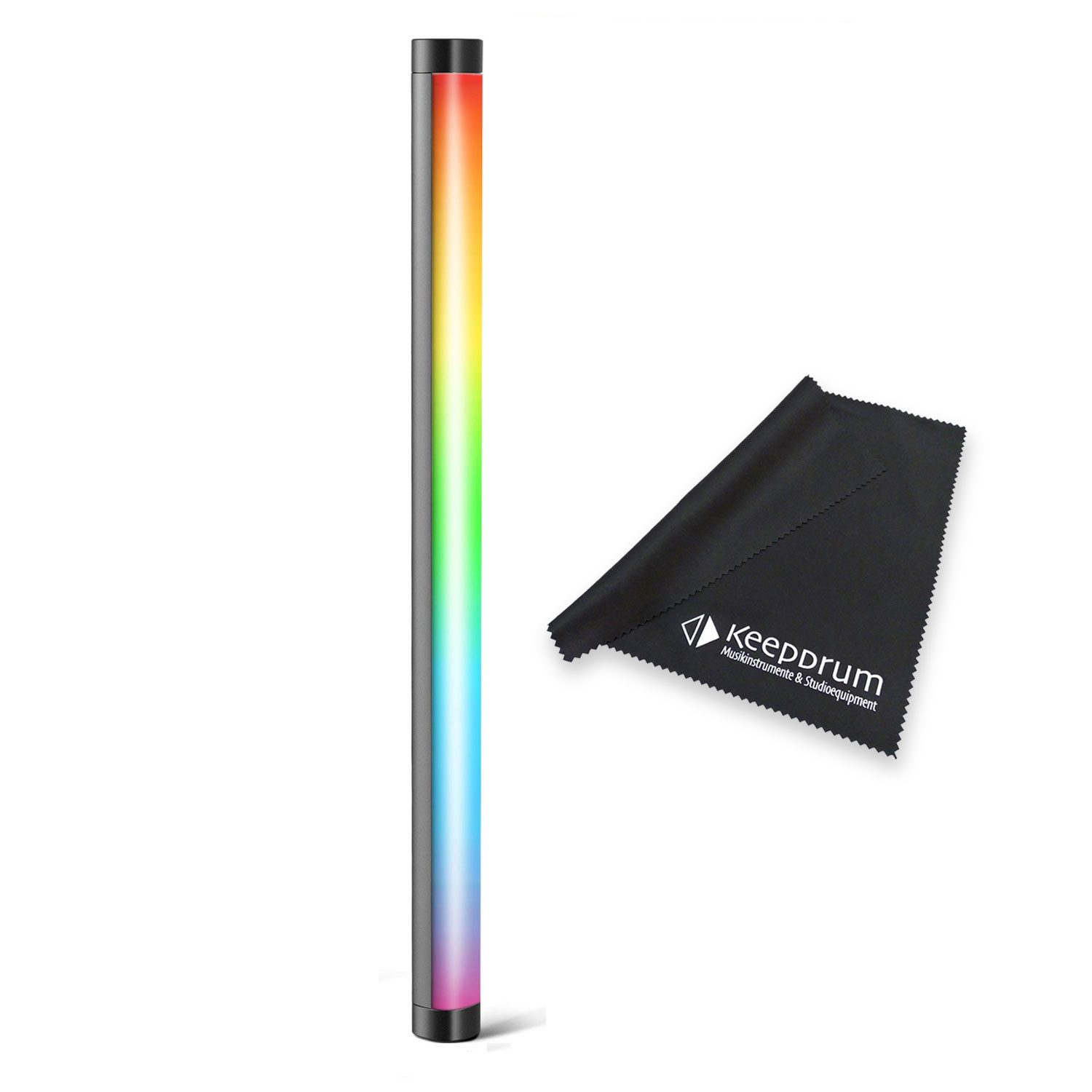 Neewer Videoleuchte Neewer Stablicht TL60RGB LED Foto-Videolicht RGB mit Mikrofasertuch, Vorteils-Set mit Mikrofasertuch