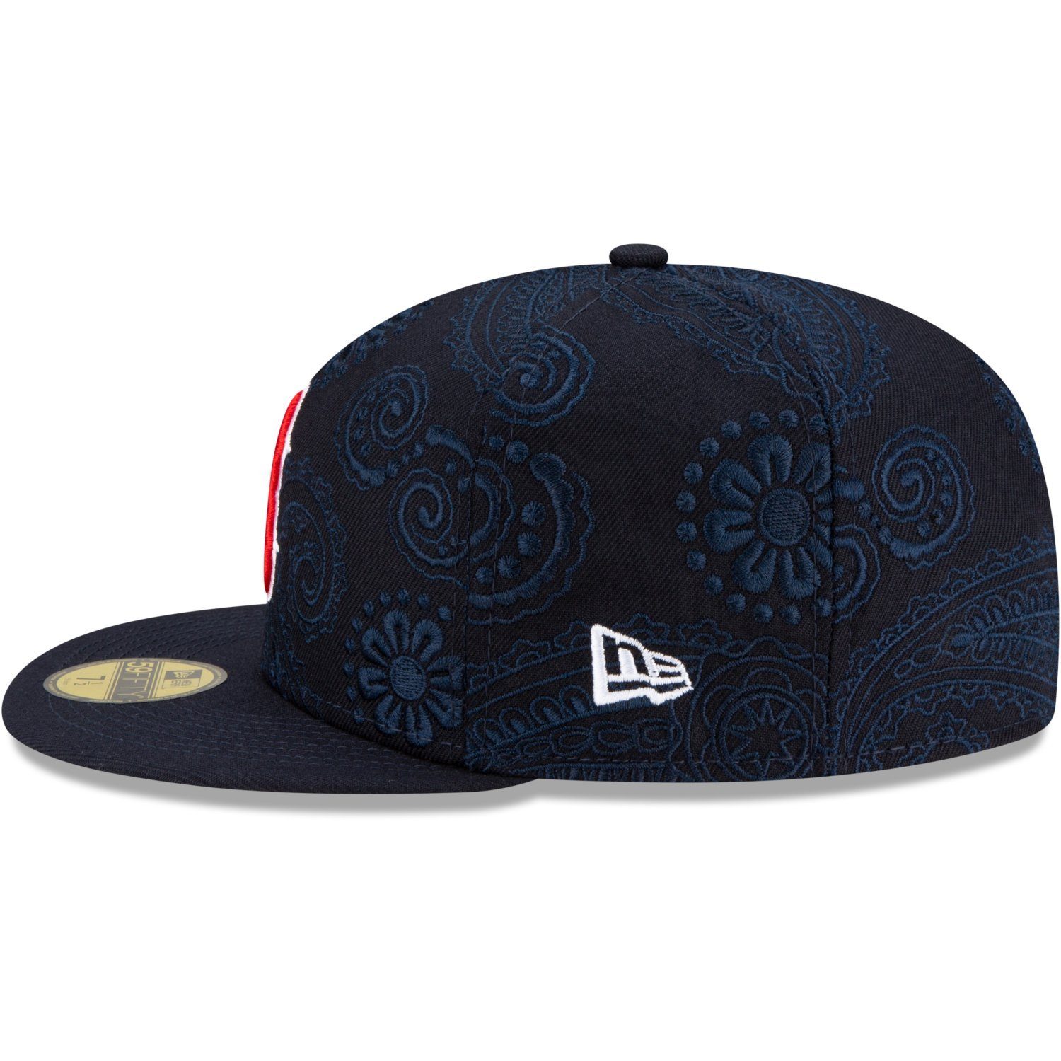 SWIRL Fitted Boston Cap New Era PAISLEY 59Fifty Red Sox