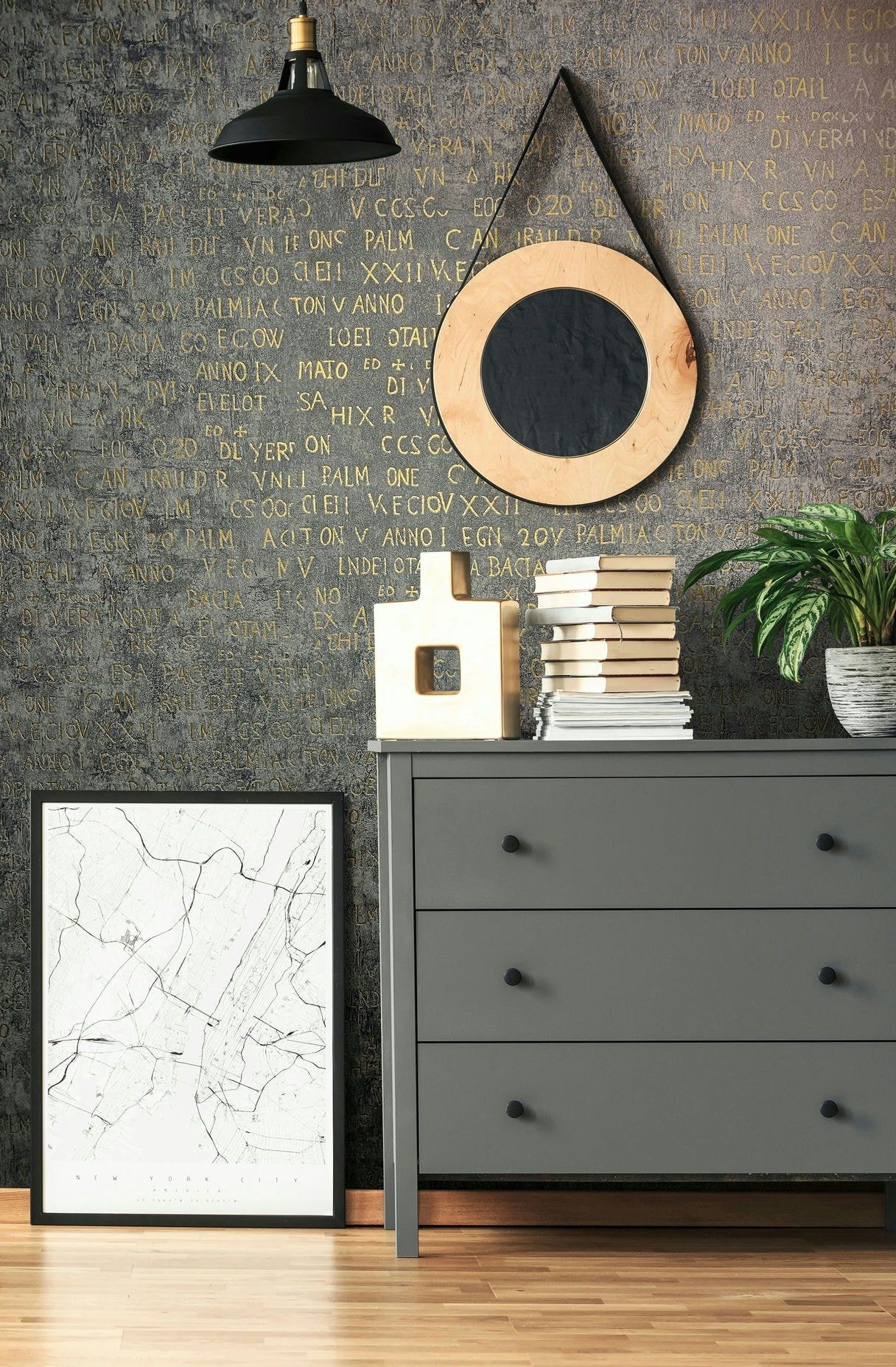 Marburg Vliestapete Stone Serenity, Steinoptik, moderne Tapete für Wohnzimmer Schlafzimmer Küche