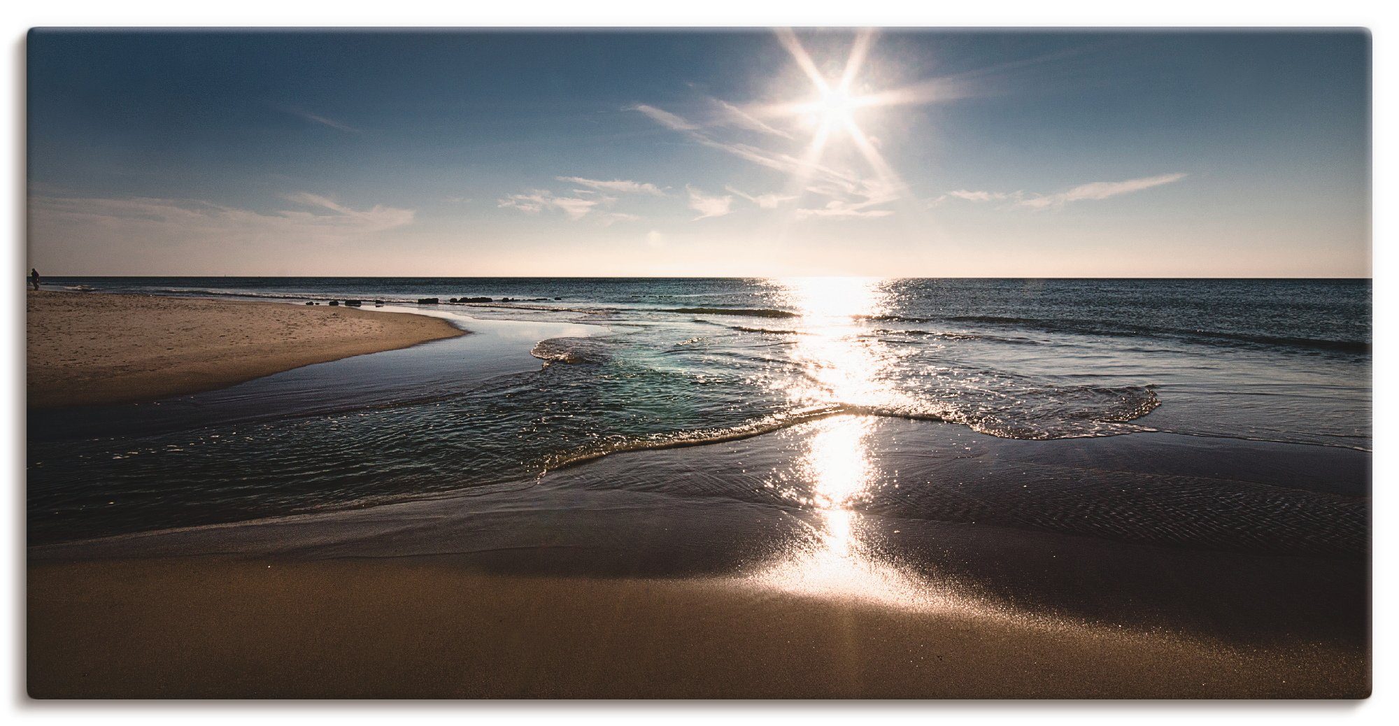 Artland Wandbild Sylt IV, Strand (1 St), als Leinwandbild, Poster in verschied. Größen