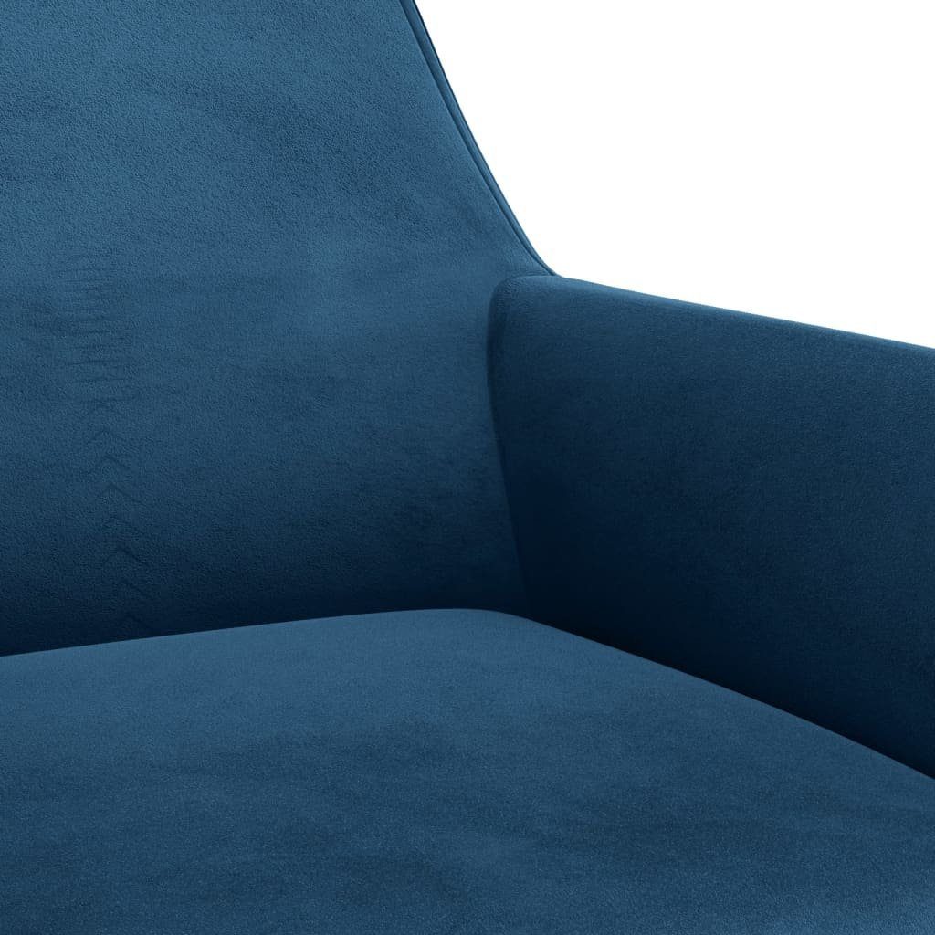 Stk. Blau Esszimmerstühle Blau | Esszimmerstuhl St) 2 vidaXL Samt Drehbar (2 Blau