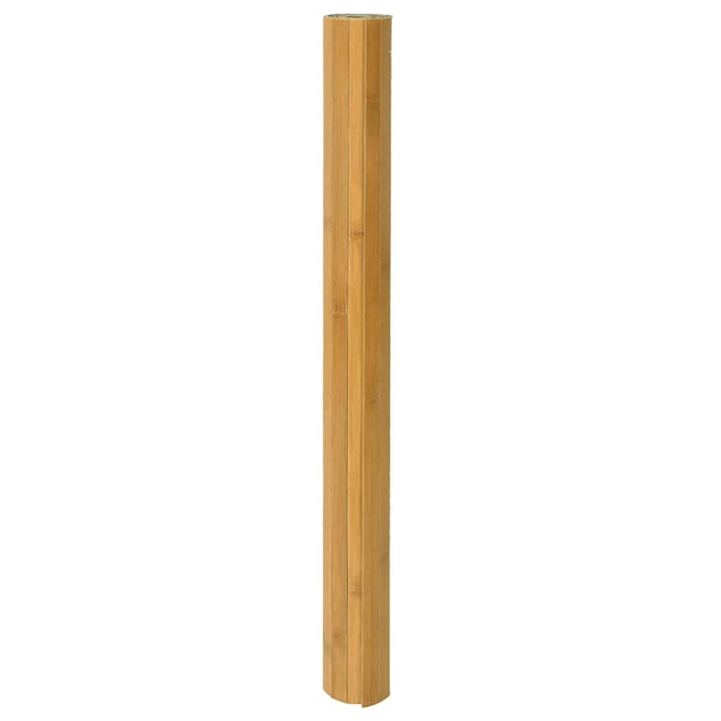 vidaXL Teppich Teppich Rechteckig Natur 70x200 cm Bambus, Rechteckig