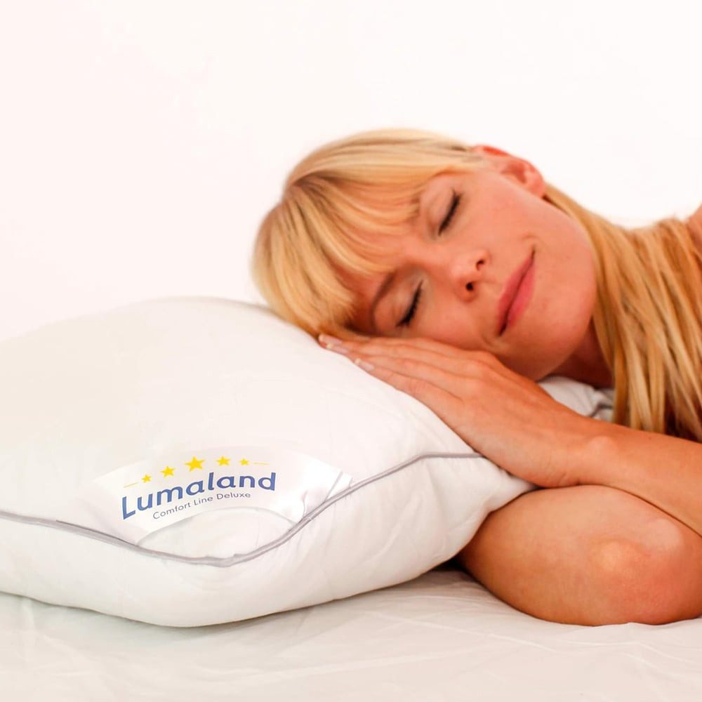 Lumaland Kopfkissen LL Kopfkissen Microfaser gesteppt 40x80 10000114, Kisse günstig online kaufen