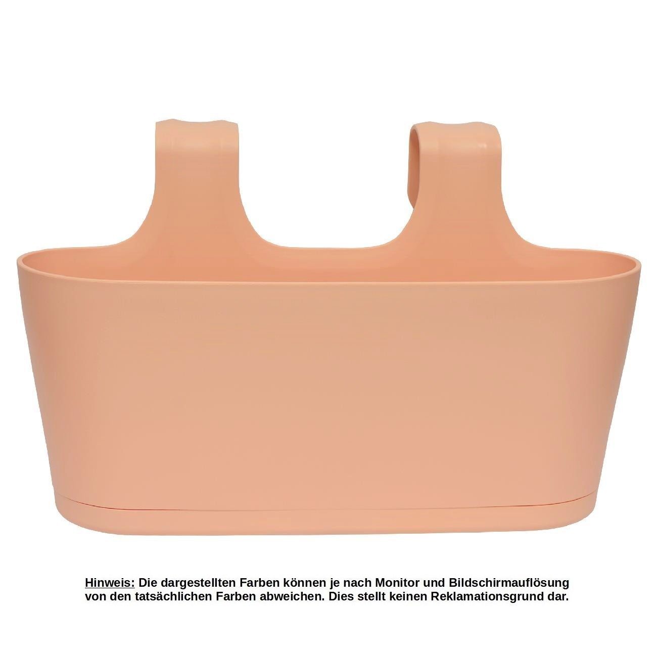 Engelland Blumenkasten Blumentopf zum Hängen (Vorteils-Set, 1 St., Fassungsvermögen je Topf 5,5 Liter), UV-Beständig, Frostbeständig, Wasserauffangschalen