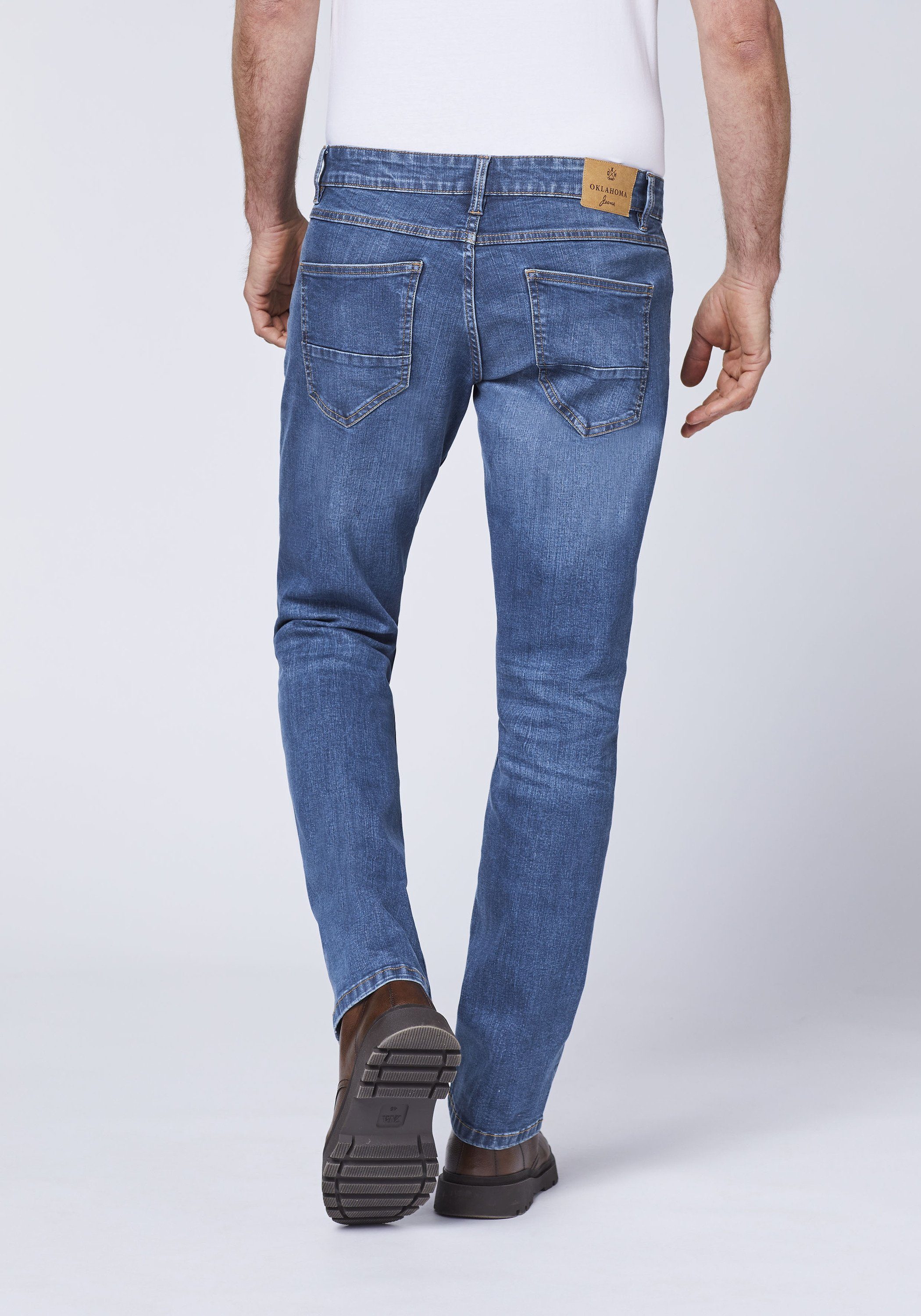 mit Super-Stretch-Komfort Oklahoma Jeans Slim-fit-Jeans