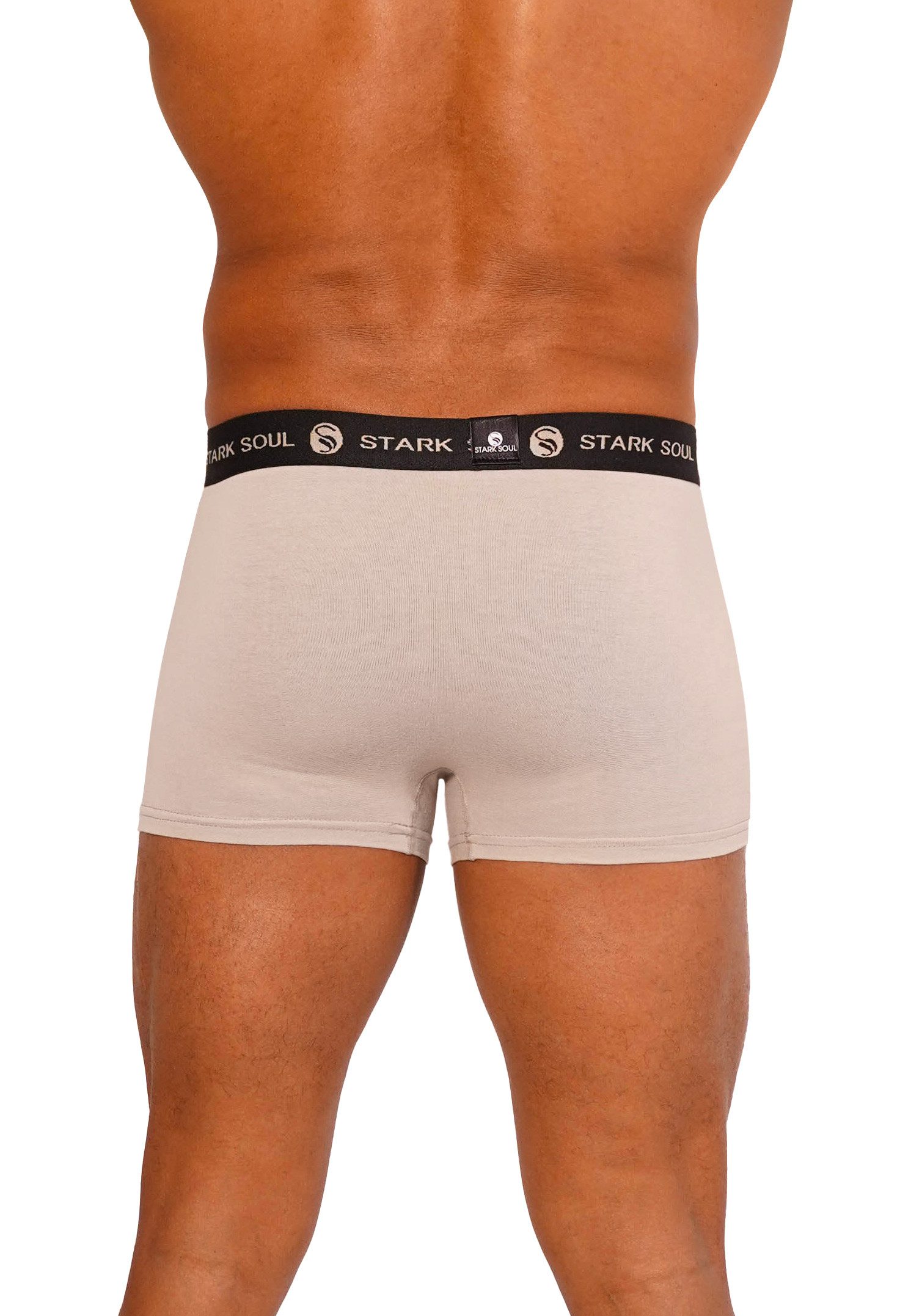 Stark Soul® Boxershorts Herren Boxershorts, Hipster im 6er Pack, Baumwoll-Unterhosen 6er-Pack – Bild 5 von 5