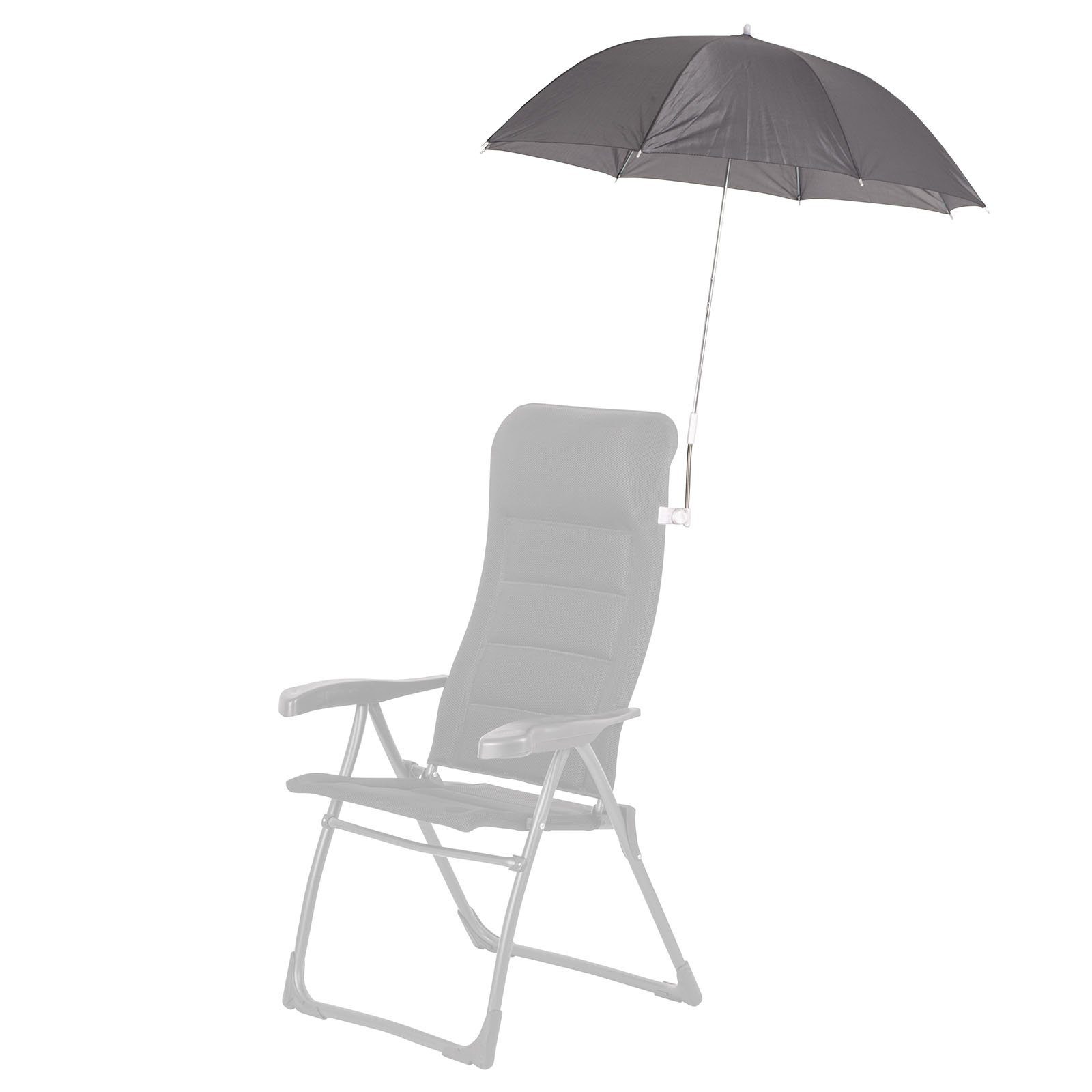 Bo-Camp Campingstuhl Sonnenschirm Für Campingstuhl Regenschirm, Klappstuhl Strand Stuhl Schirm