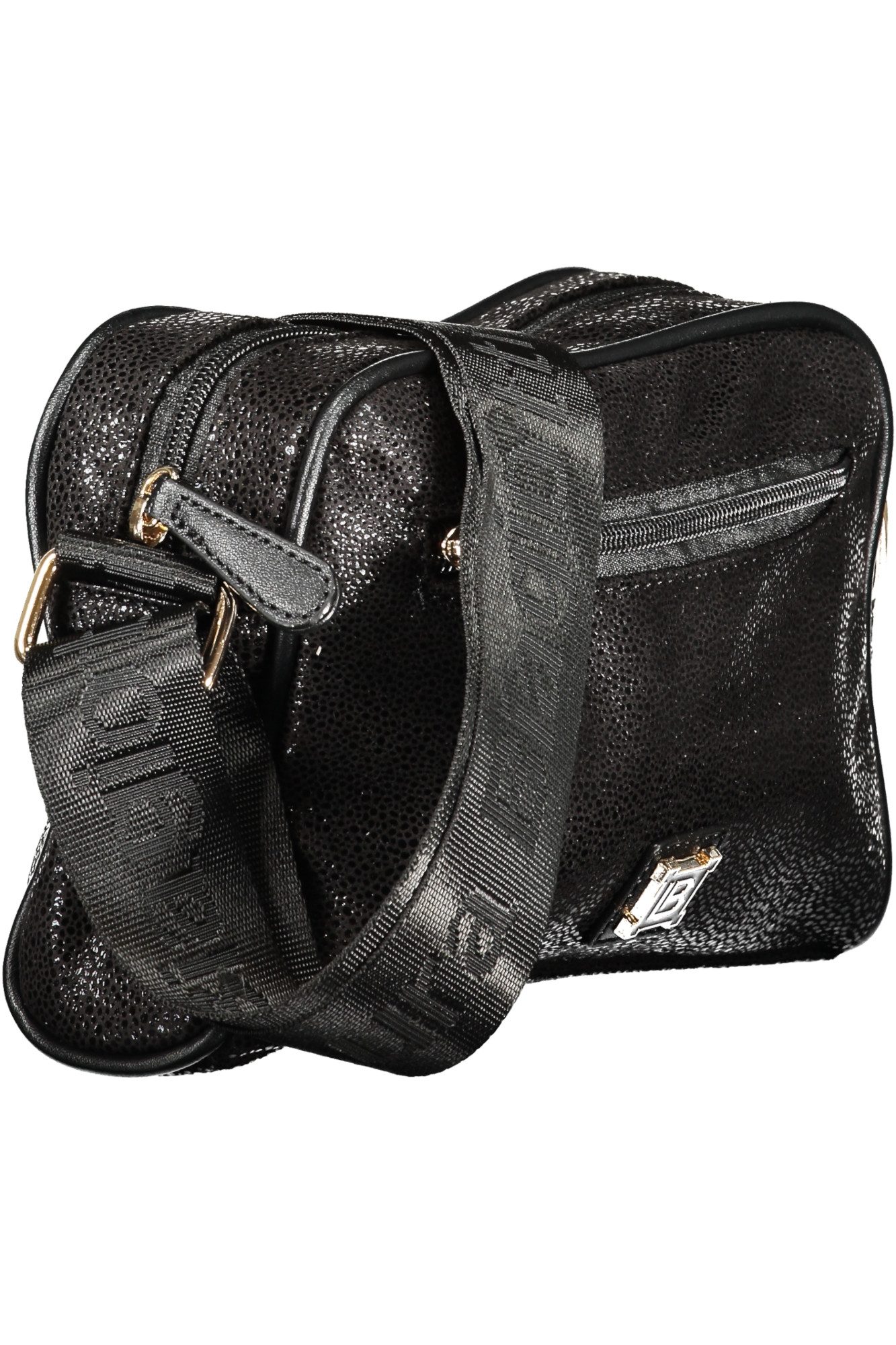 Laura Biagiotti Umhängetasche, Elegante Damenhandtasche in Schwarz mit verstellbarem Schultergurt