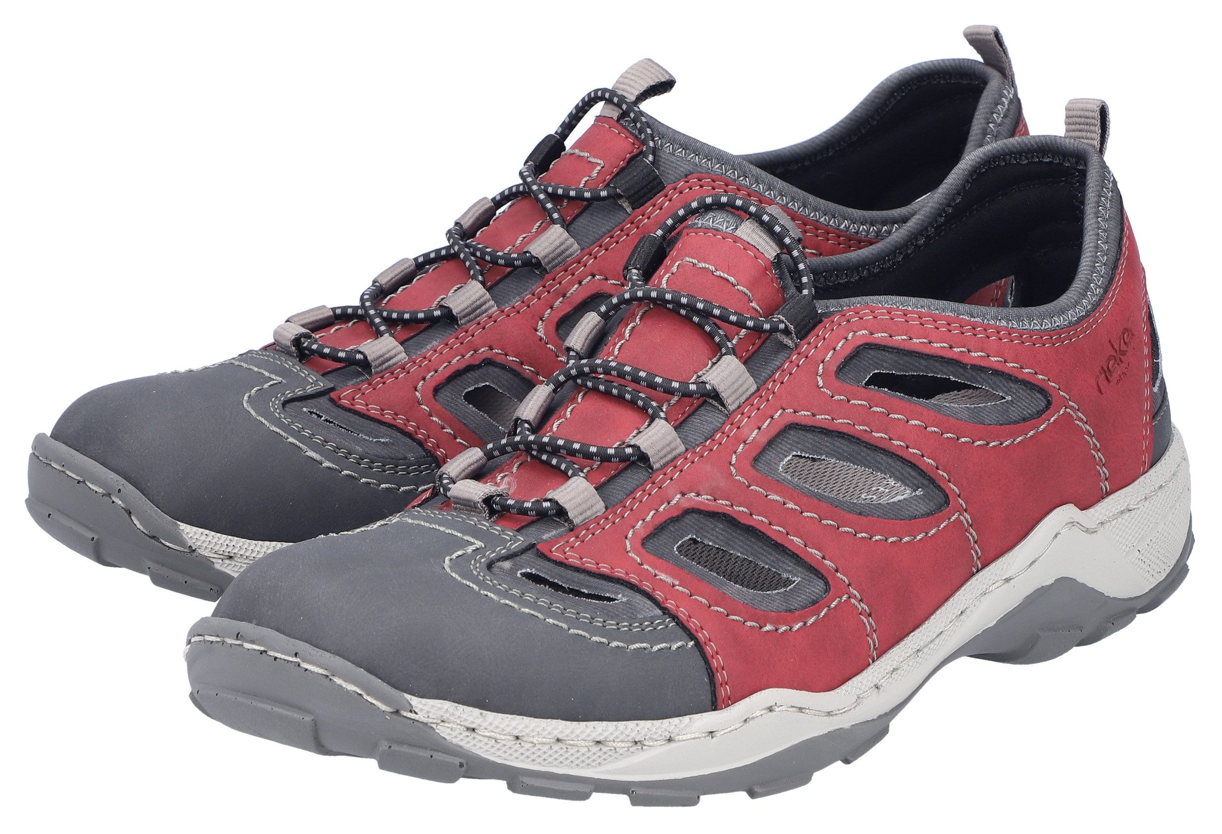 Rieker Slipper Trekking Schuh, Sandale, Sommerschuh mit praktischem Gummizu günstig online kaufen
