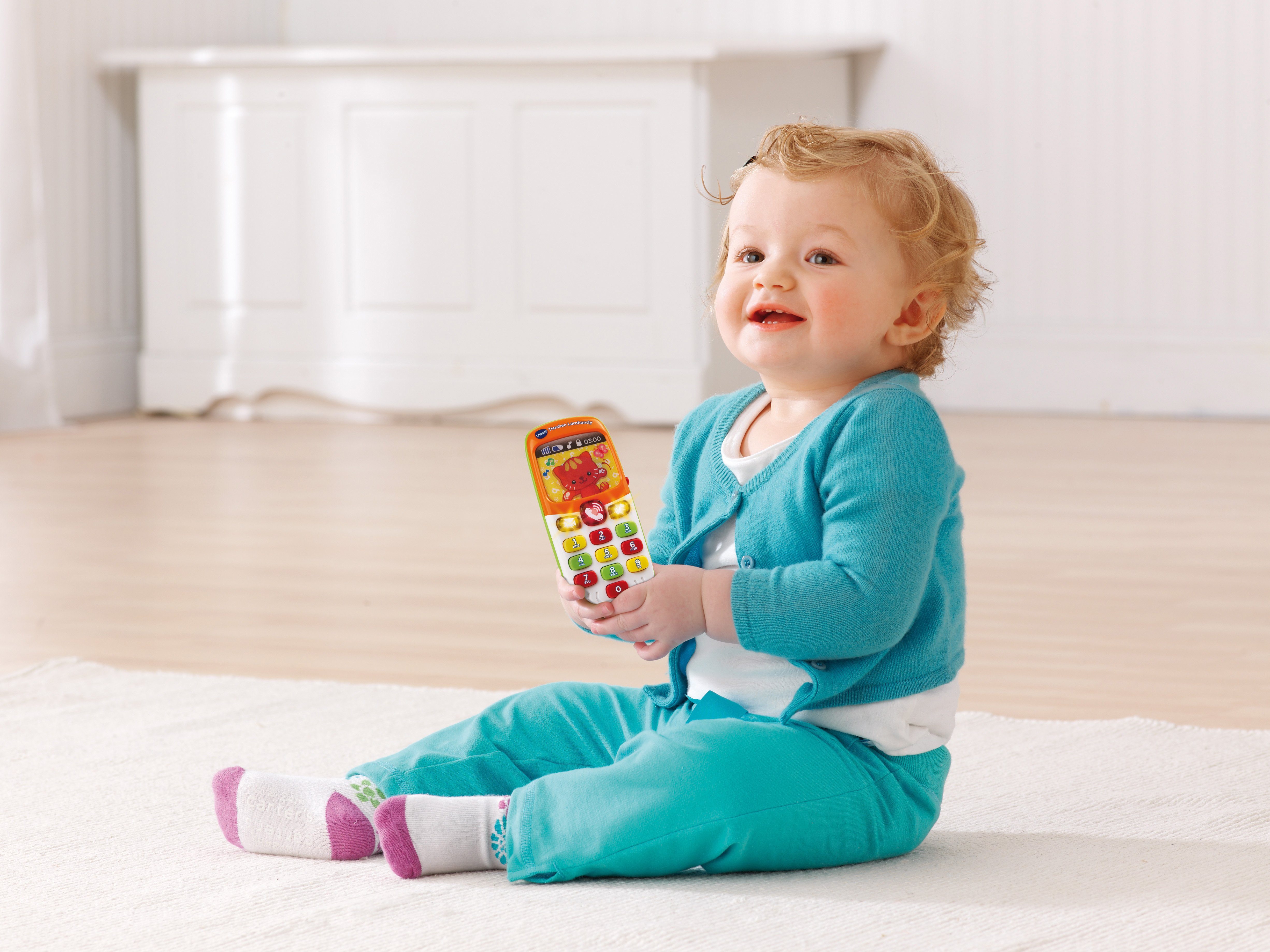 Vtech® Spieltelefon Vtech Baby, Tierchen Lernhandy, mit Licht und Sound