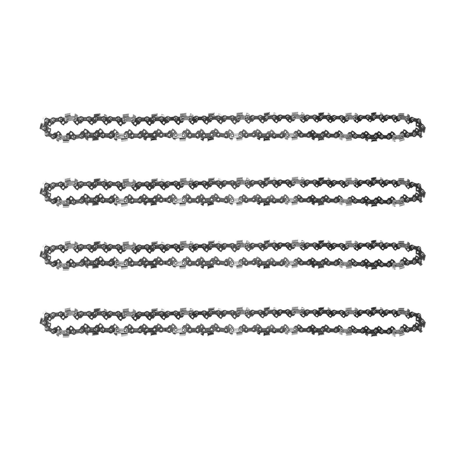 Youyijia Elektro-Kettensäge Pack of 4 Saw Chains 40 cm 3/8 Inch 1.3 mm 56 Drive Links, 4-tlg.