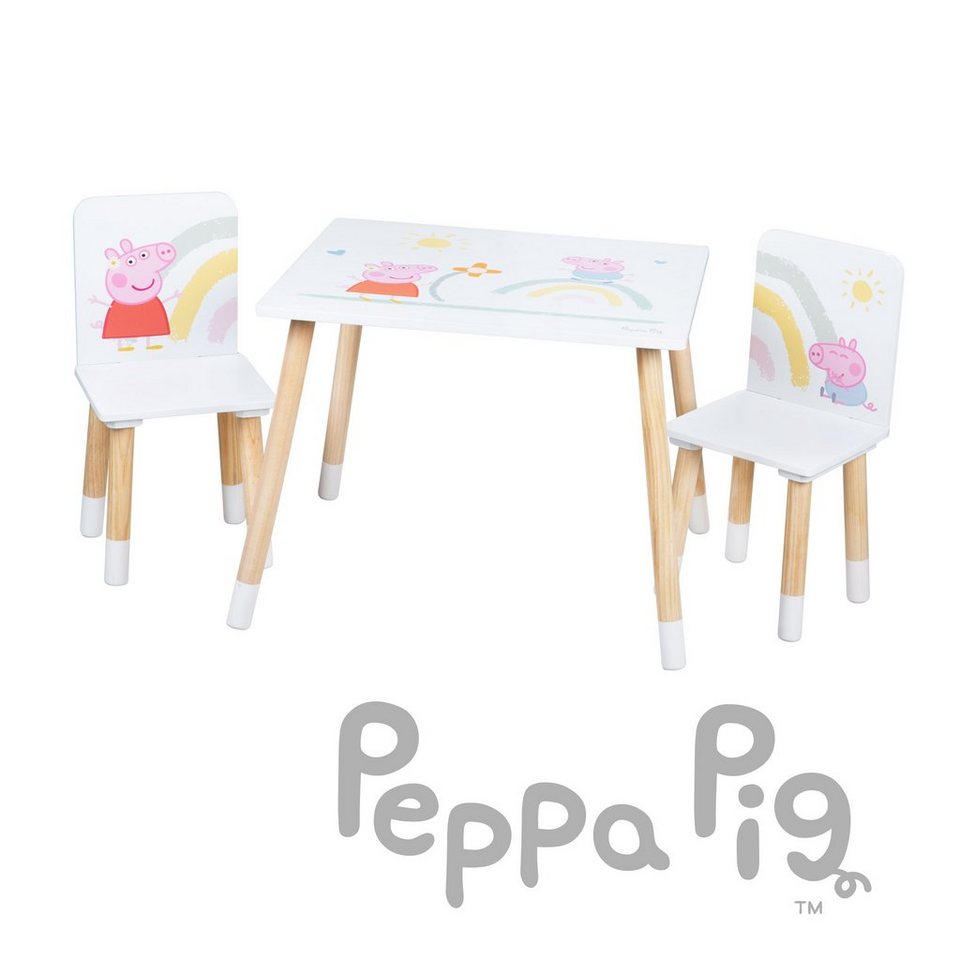 roba® Kindersitzgruppe Peppa Pig, (3-tlg)
